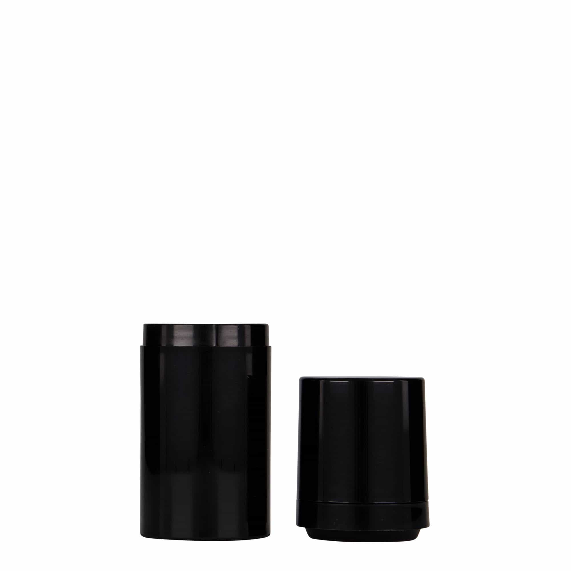 Dispensador Airless de 30 ml 'Mezzo', plástico PP, negro