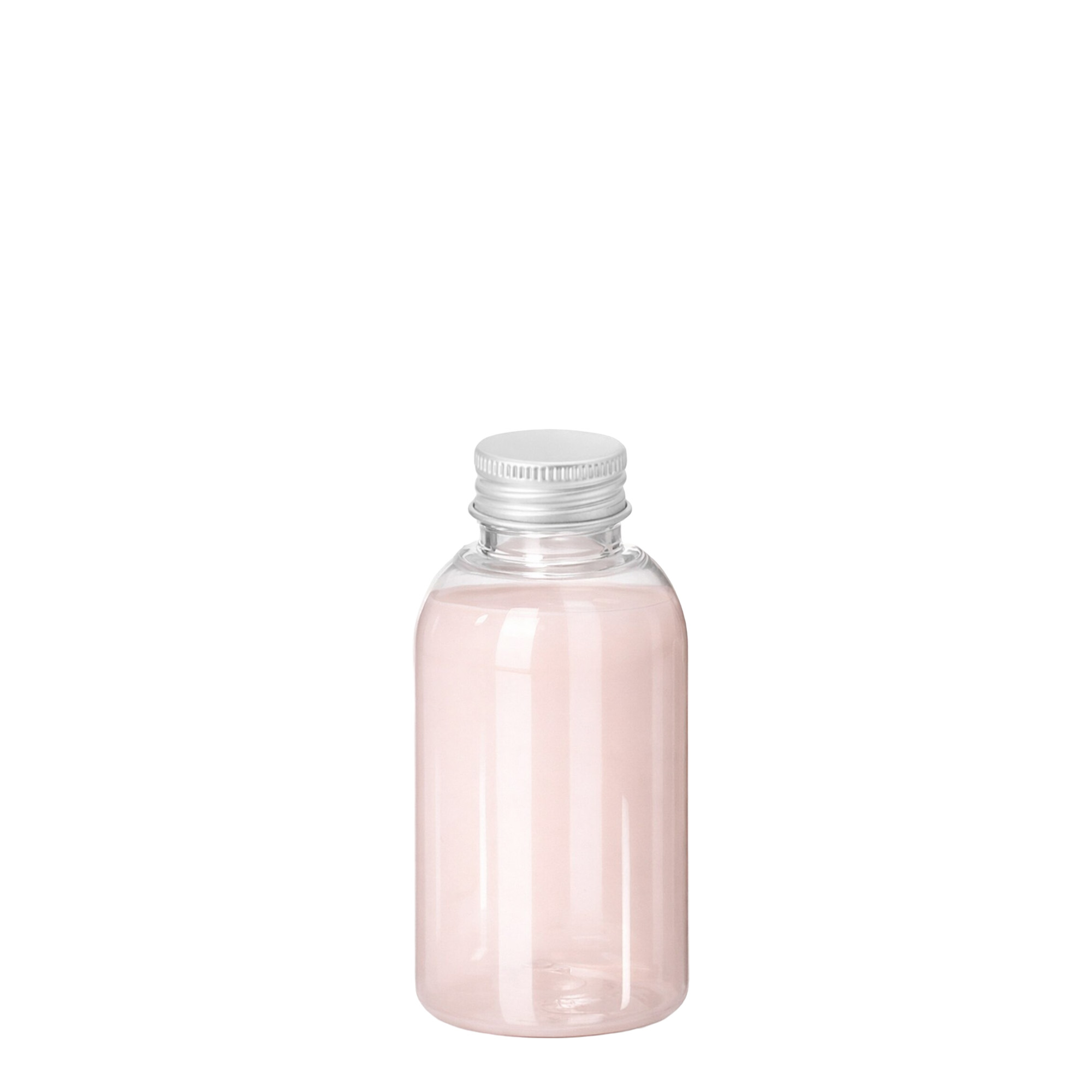Botella PET de 100 ml «Boston», plástico, boca: 24/410
