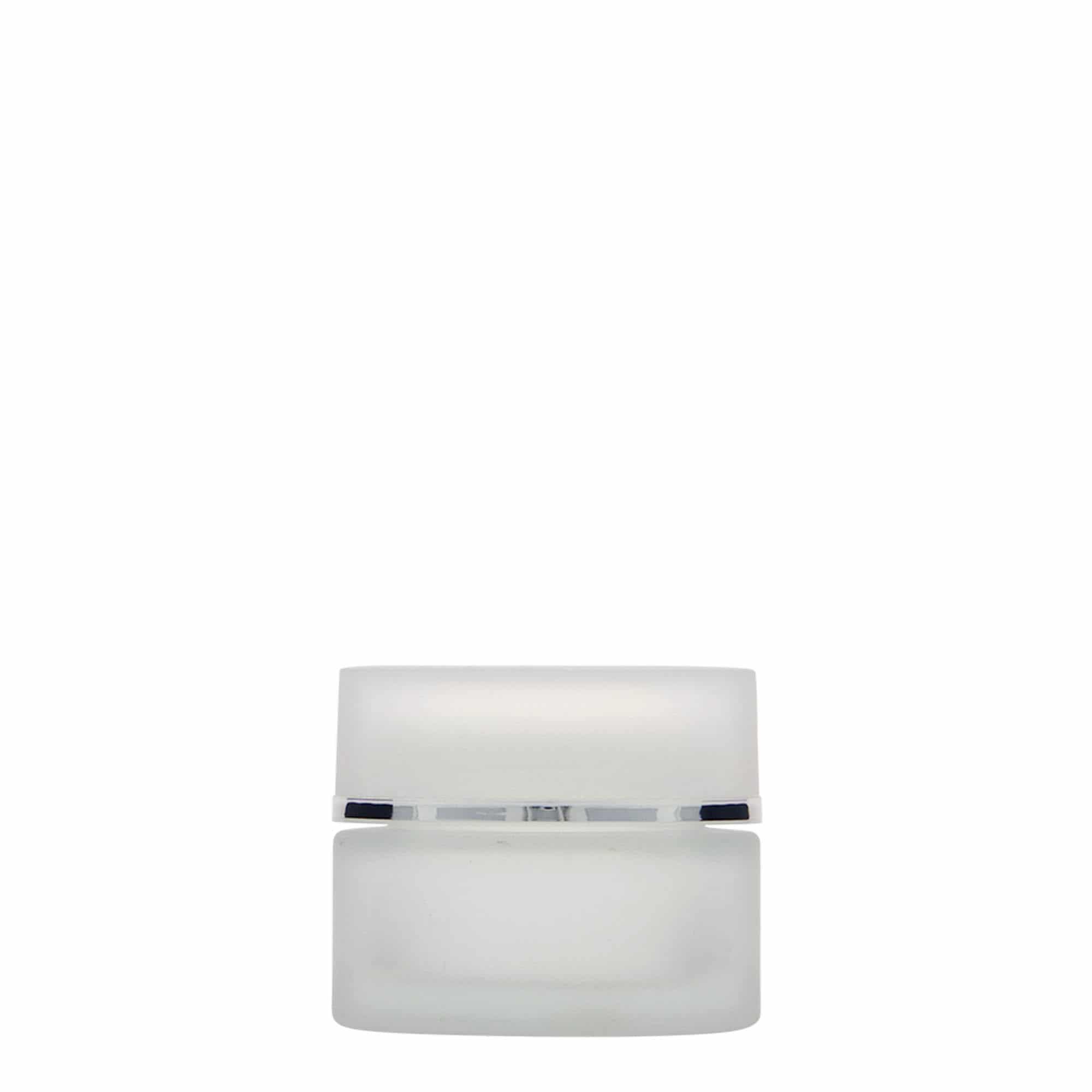 Bote 'Platin Edition' de 30 ml, vidrio, efecto helado, boca: tapón de rosca