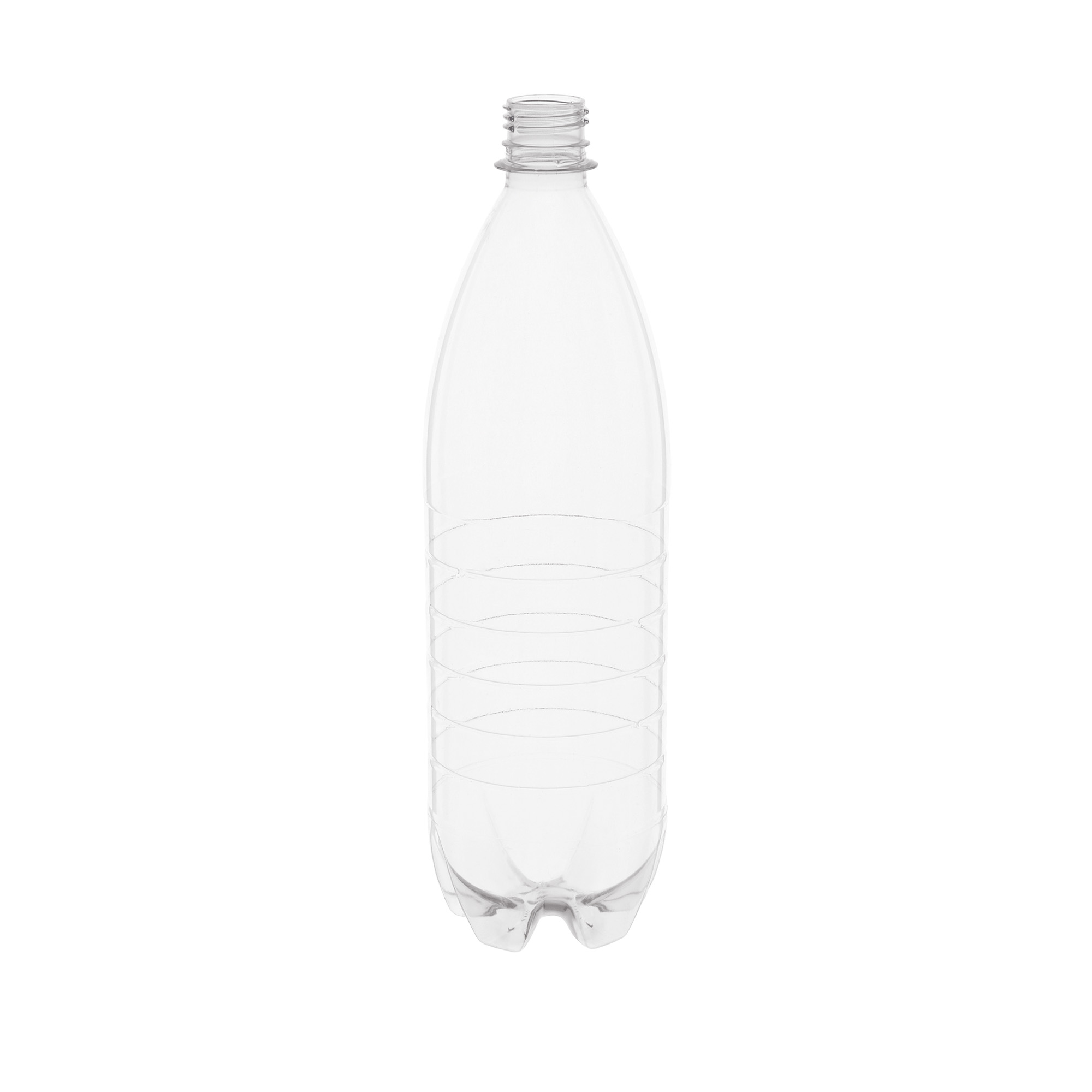 Botella universal de PET de 1000 ml, plástico, boca: PCO28 Botella universal de PET de 1000 ml, plástico, boca: PCO28