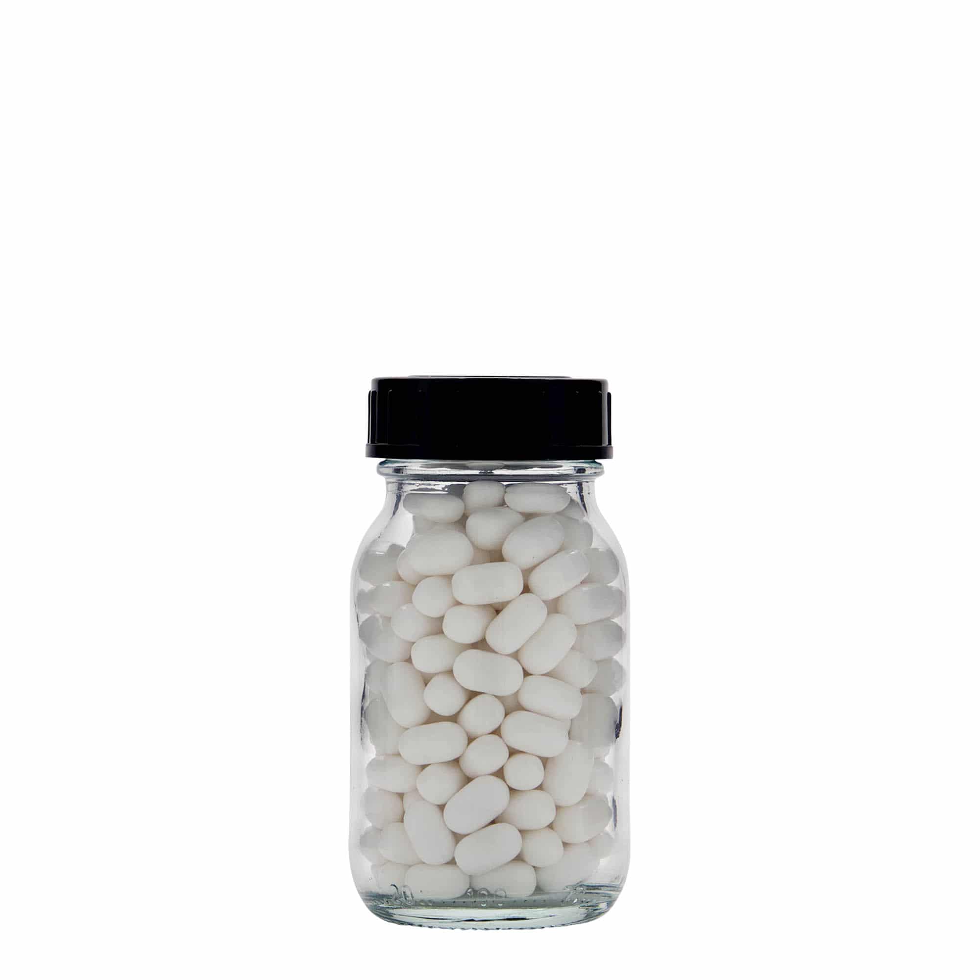 100 ml Frasco de cuello ancho, boca: DIN 40