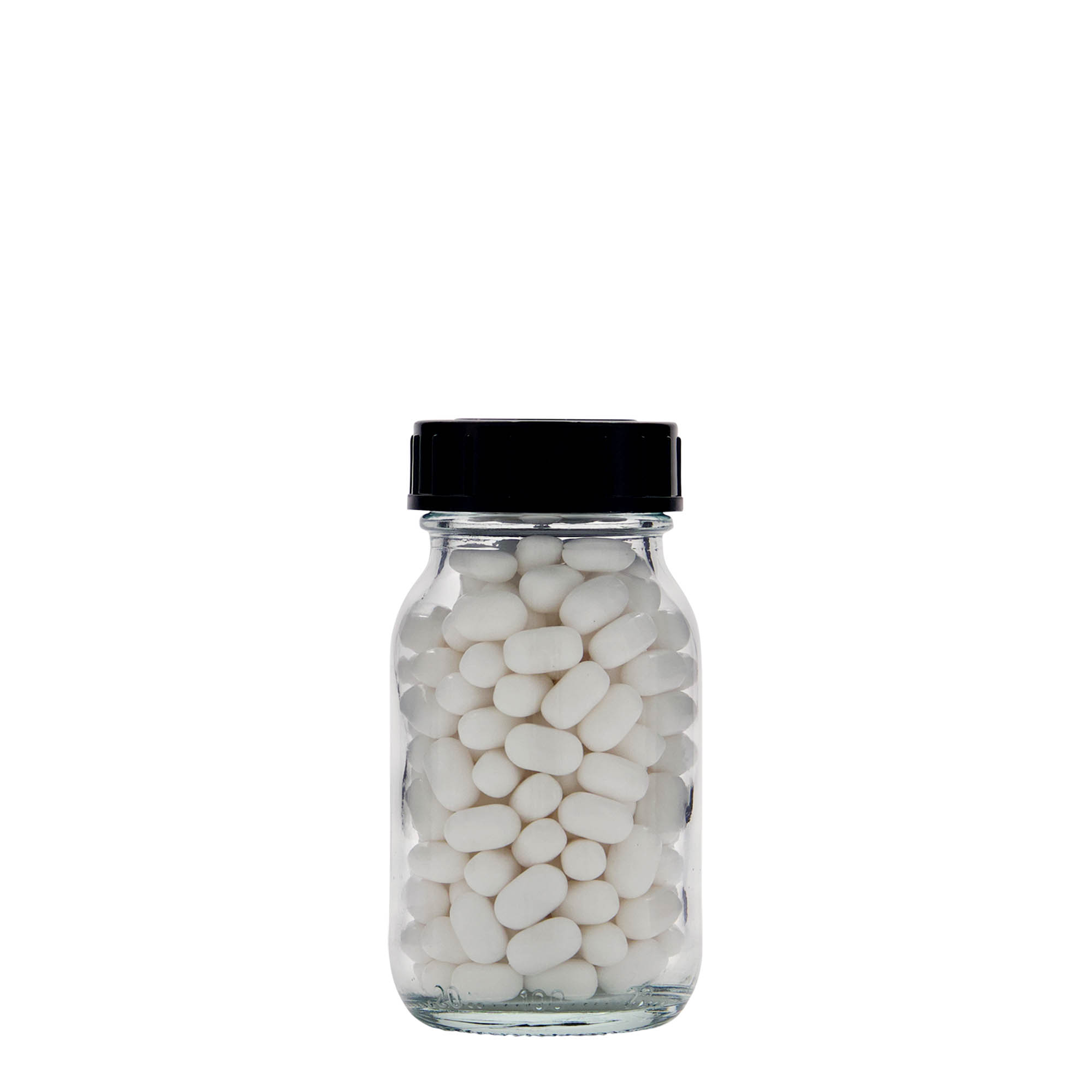 100 ml Frasco de cuello ancho, boca: DIN 40
