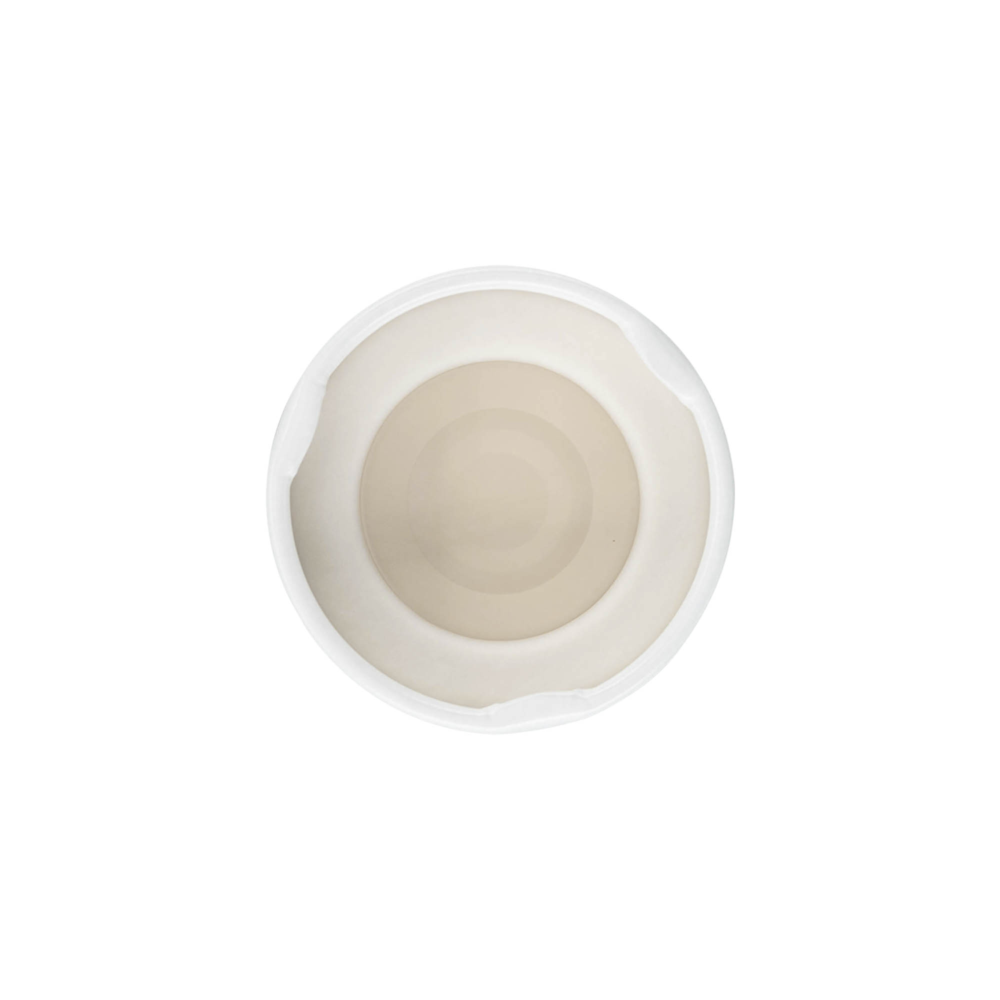 Tapa Twist-off, hojalata, blanca, para boca: TO 38