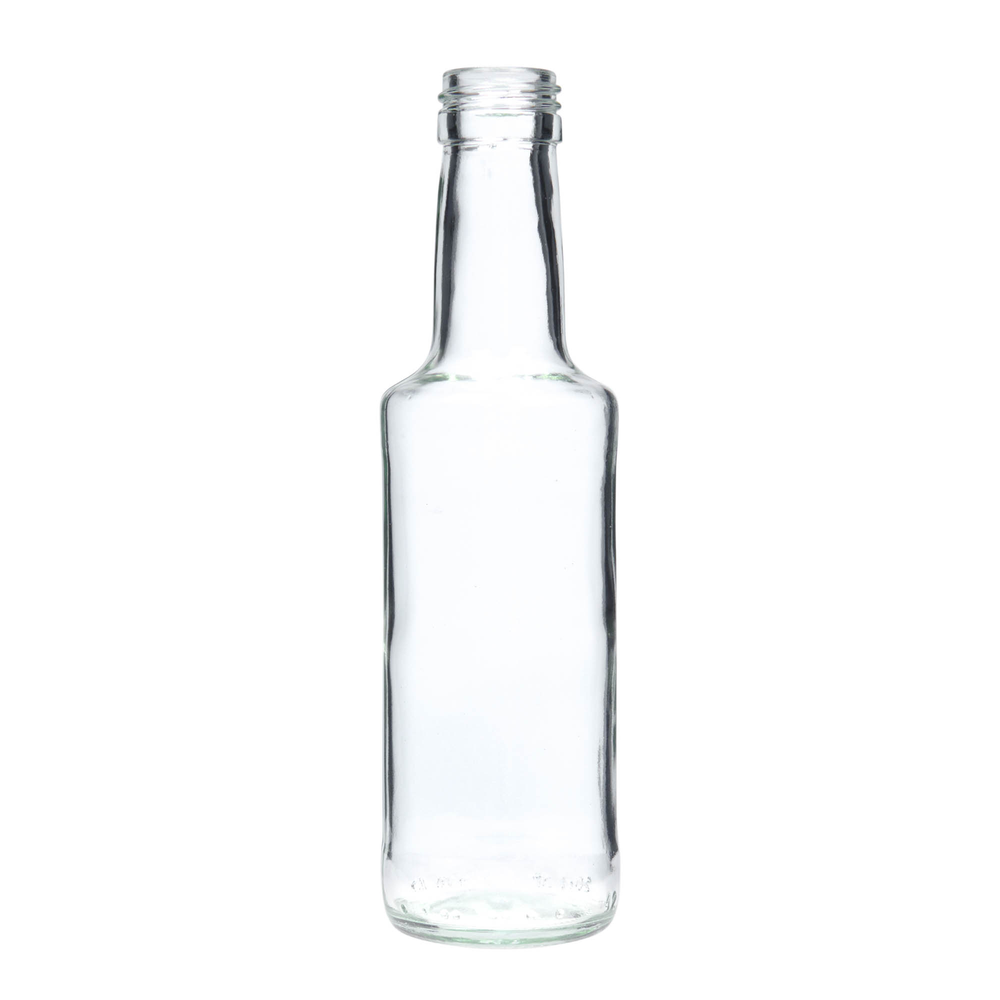 Botella de vidrio de 200 ml 'Bernie', boca: PP 28 Botella de vidrio de 200 ml 'Bernie', boca: PP 28