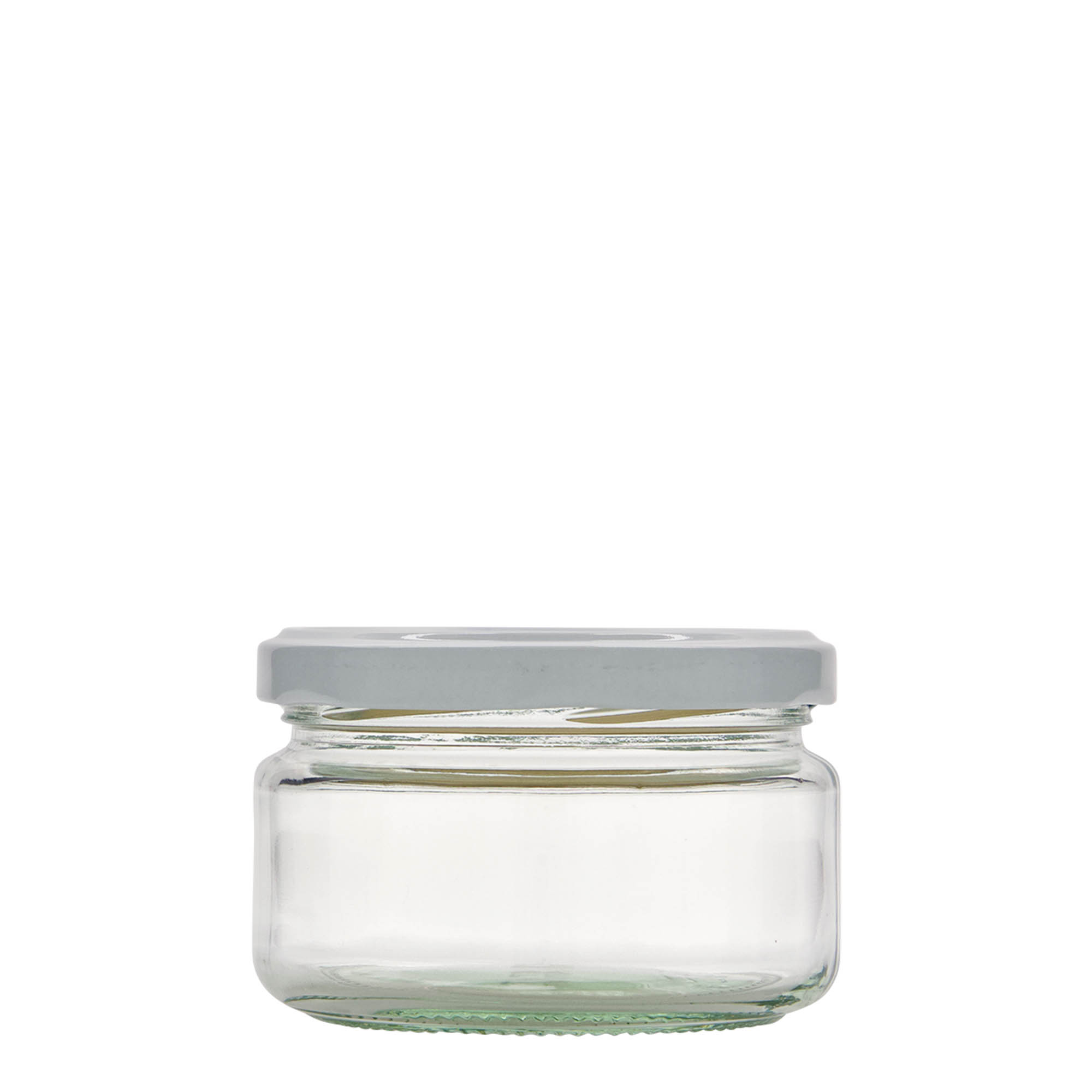 230 ml vaso redondo plano, boca: Twist-Off (TO 82) 230 ml vaso redondo plano, boca: Twist-Off (TO 82)