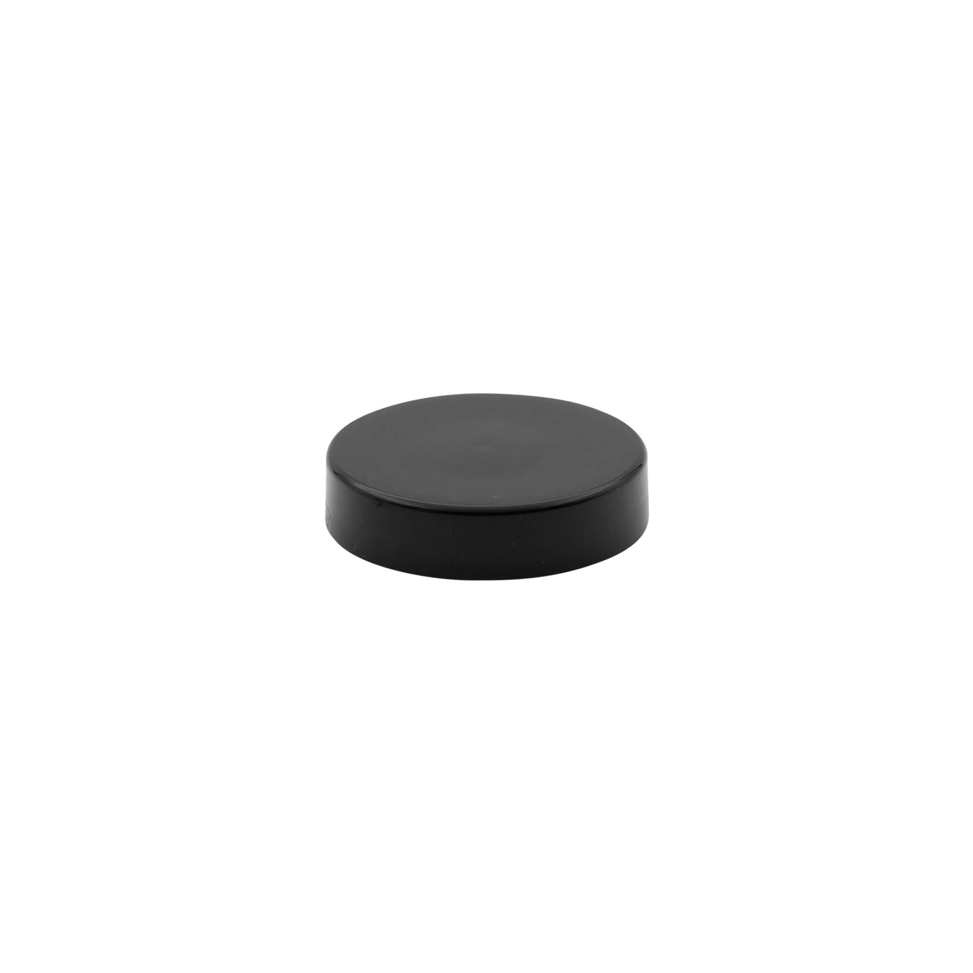 Tapa roscada, plástico PP, negro, para boca: 48/400 Tapa roscada, plástico PP, negro, para boca: 48/400