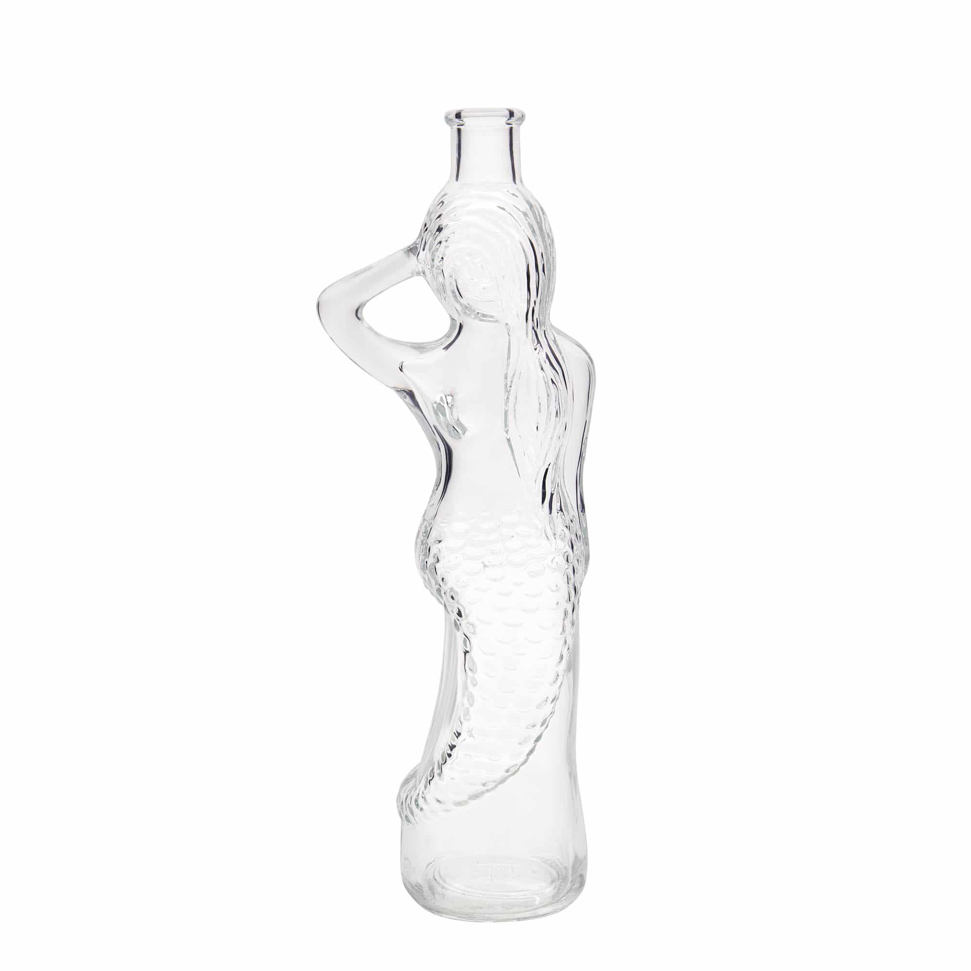 Botella de vidrio de 500 ml 'Sirena', boca: corcho