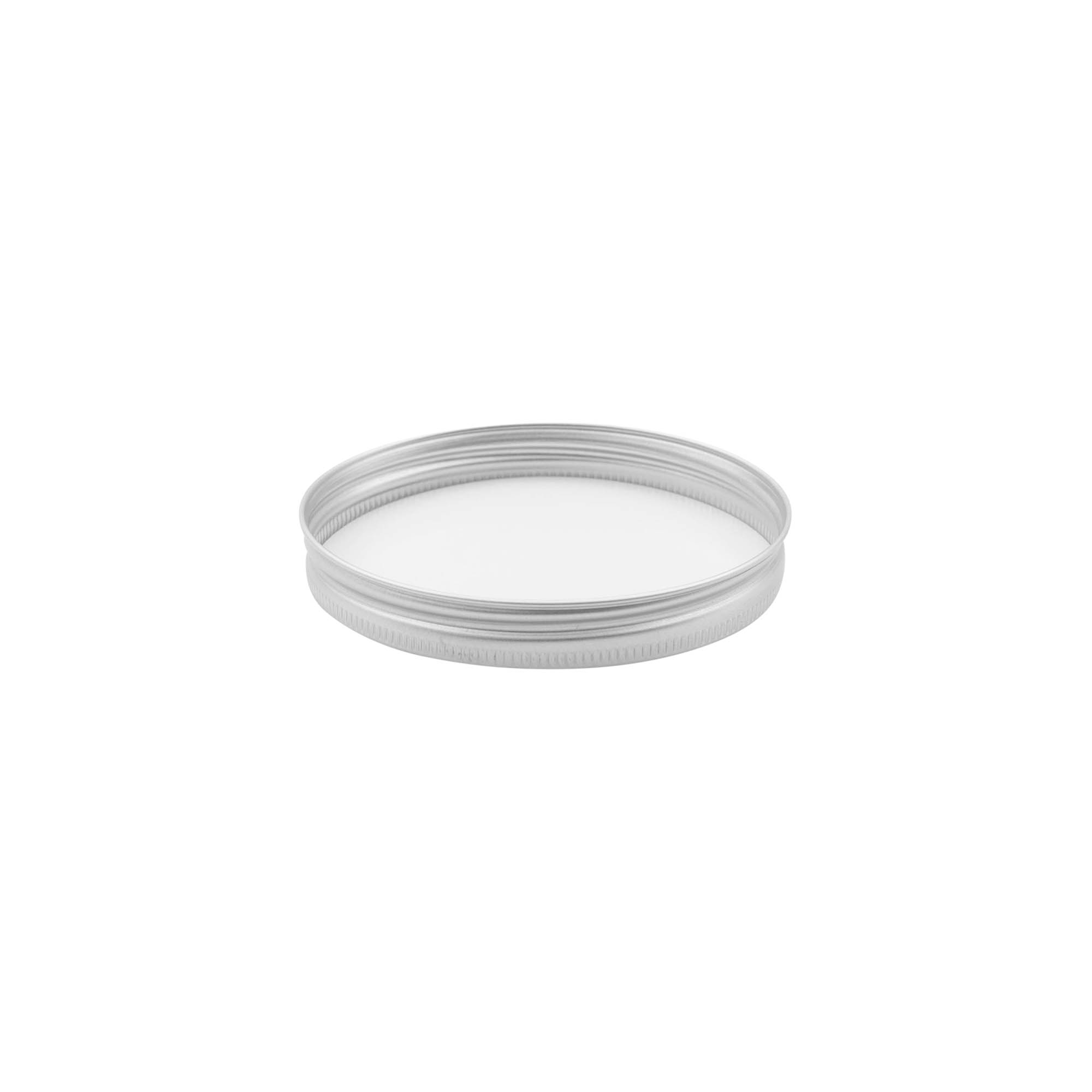 Tapa de rosca, metal, plateado, para boca: 70/400 Tapa de rosca, metal, plateado, para boca: 70/400