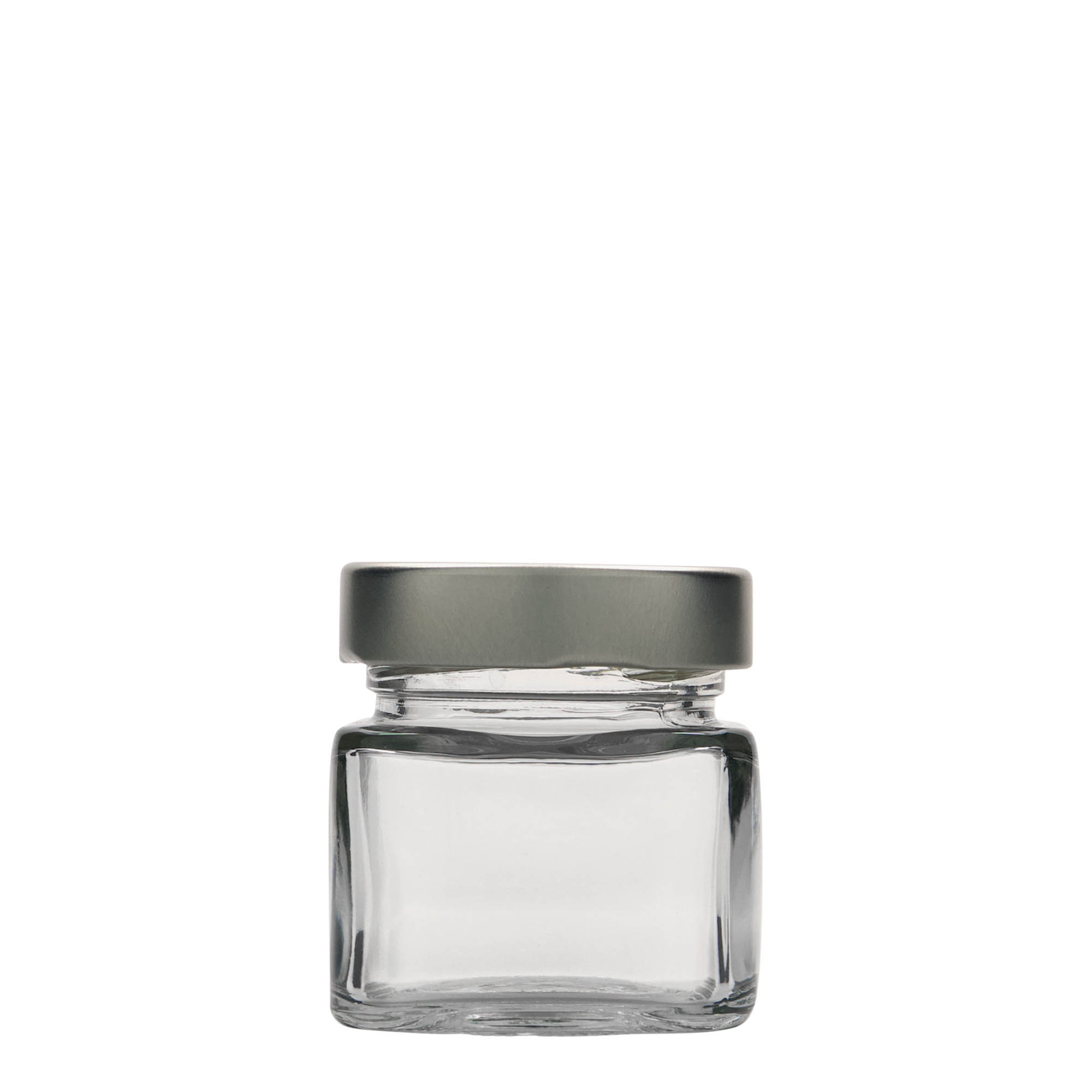 106 ml tarro cuadrado 'Ikarus', boca: Deep-Twist-Off (DTO 58)