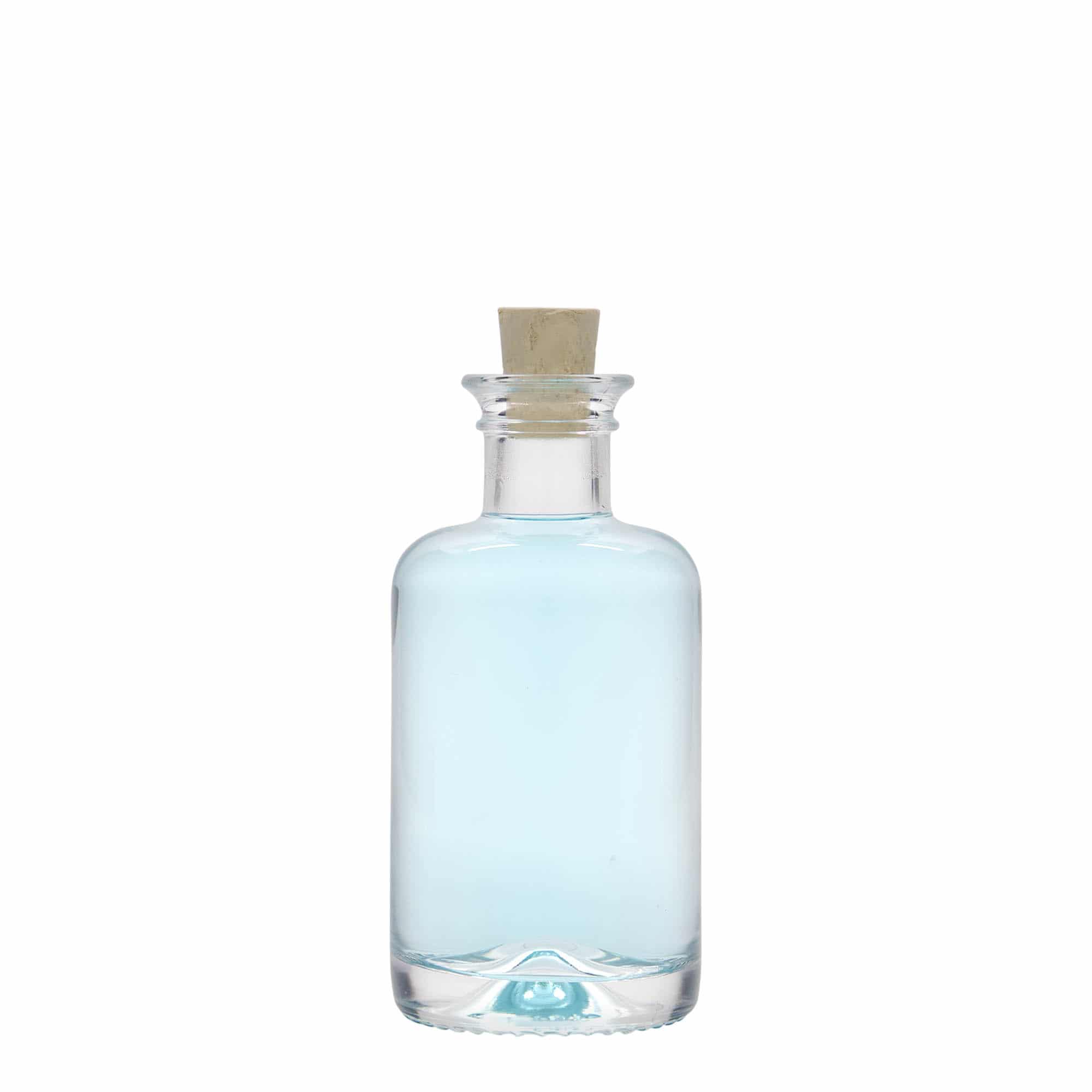 Botella de vidrio de farmacia de 100 ml, boca: corcho