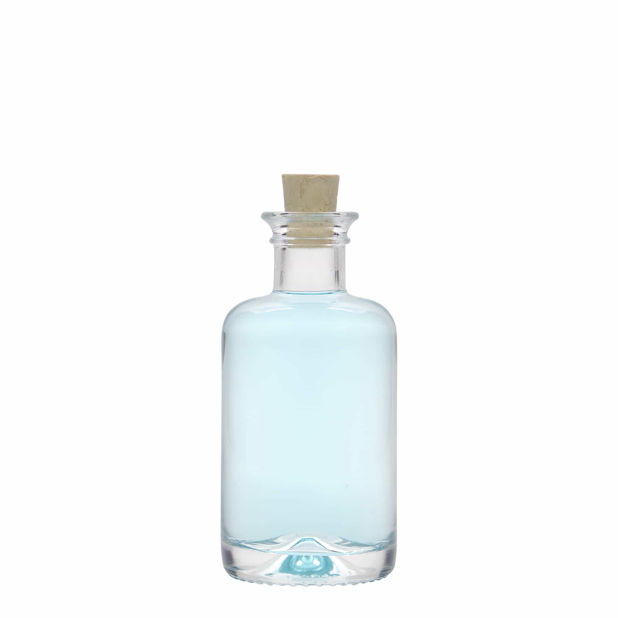Botella de cristal de 100 ml para farmacéutico, boca: corcho
