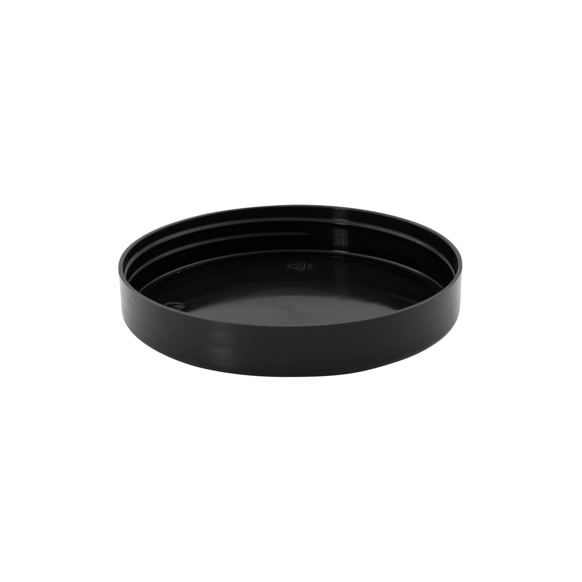 Tapa de rosca, plástico PP, negro, para boca: 100/400 Tapa de rosca, plástico PP, negro, para boca: 100/400