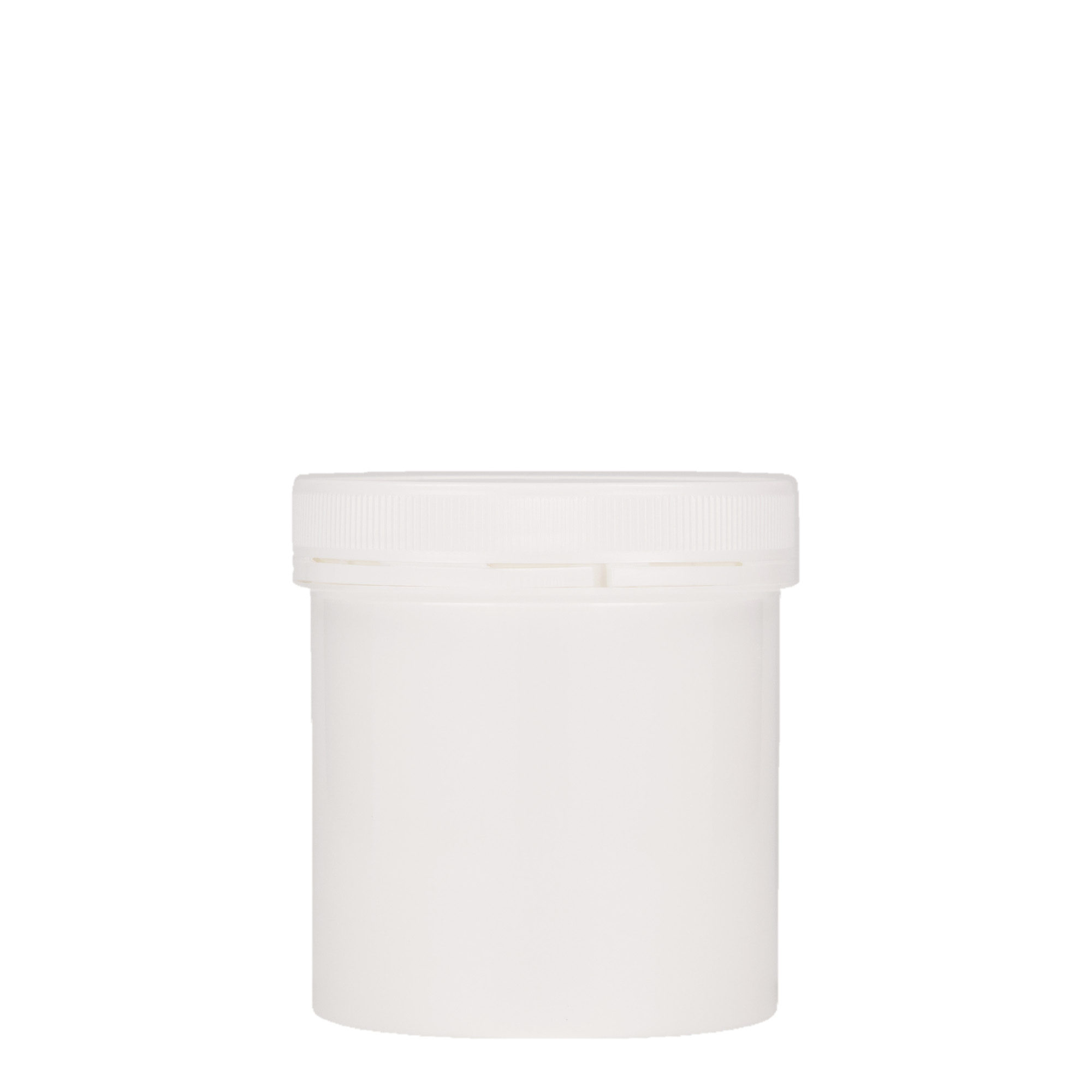 Bote de plástico 'Securilock' de 250 ml, PP, blanco, boca: tapón de rosca