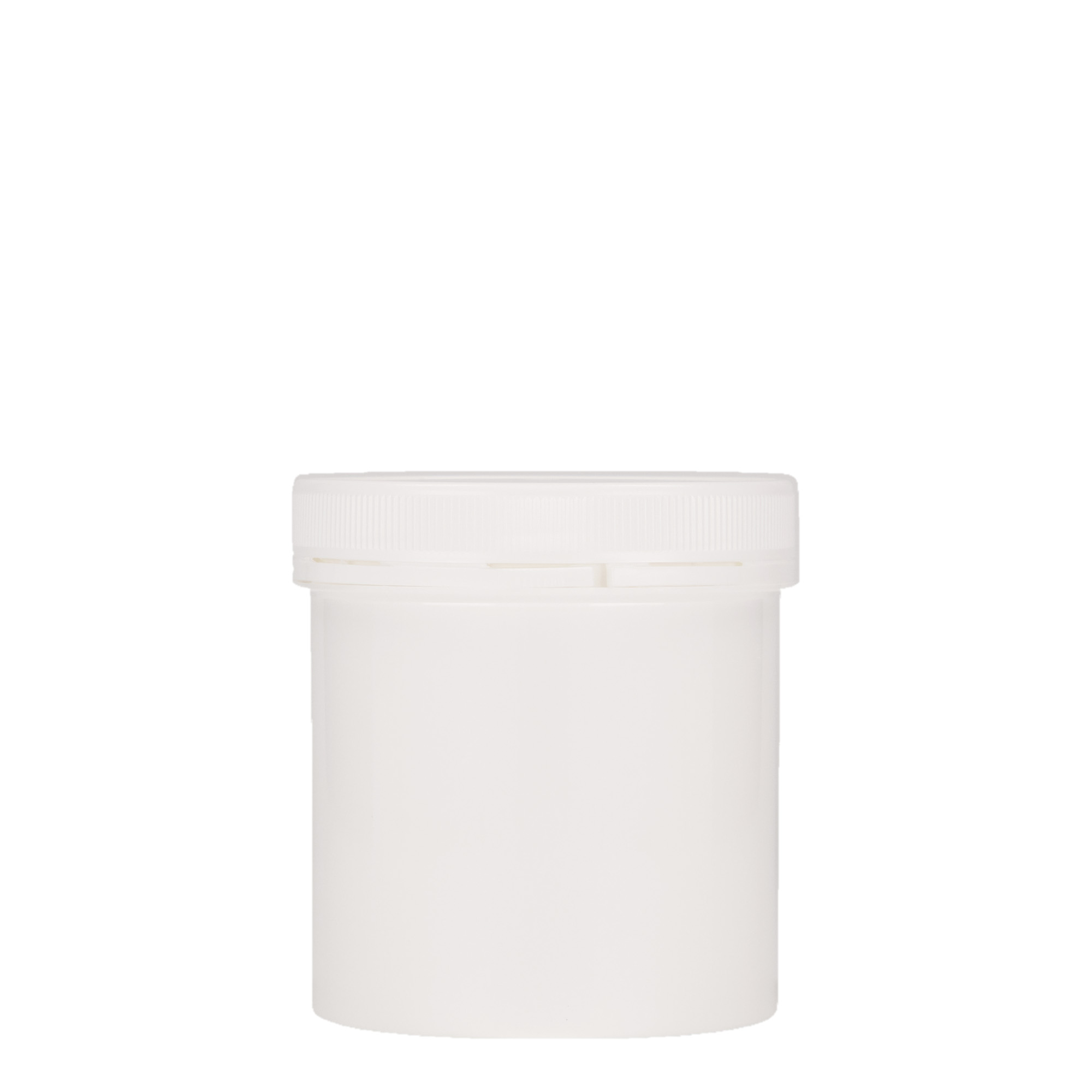 250 ml bote de plástico 'Securilock', PP, blanco, boca: cierre de rosca