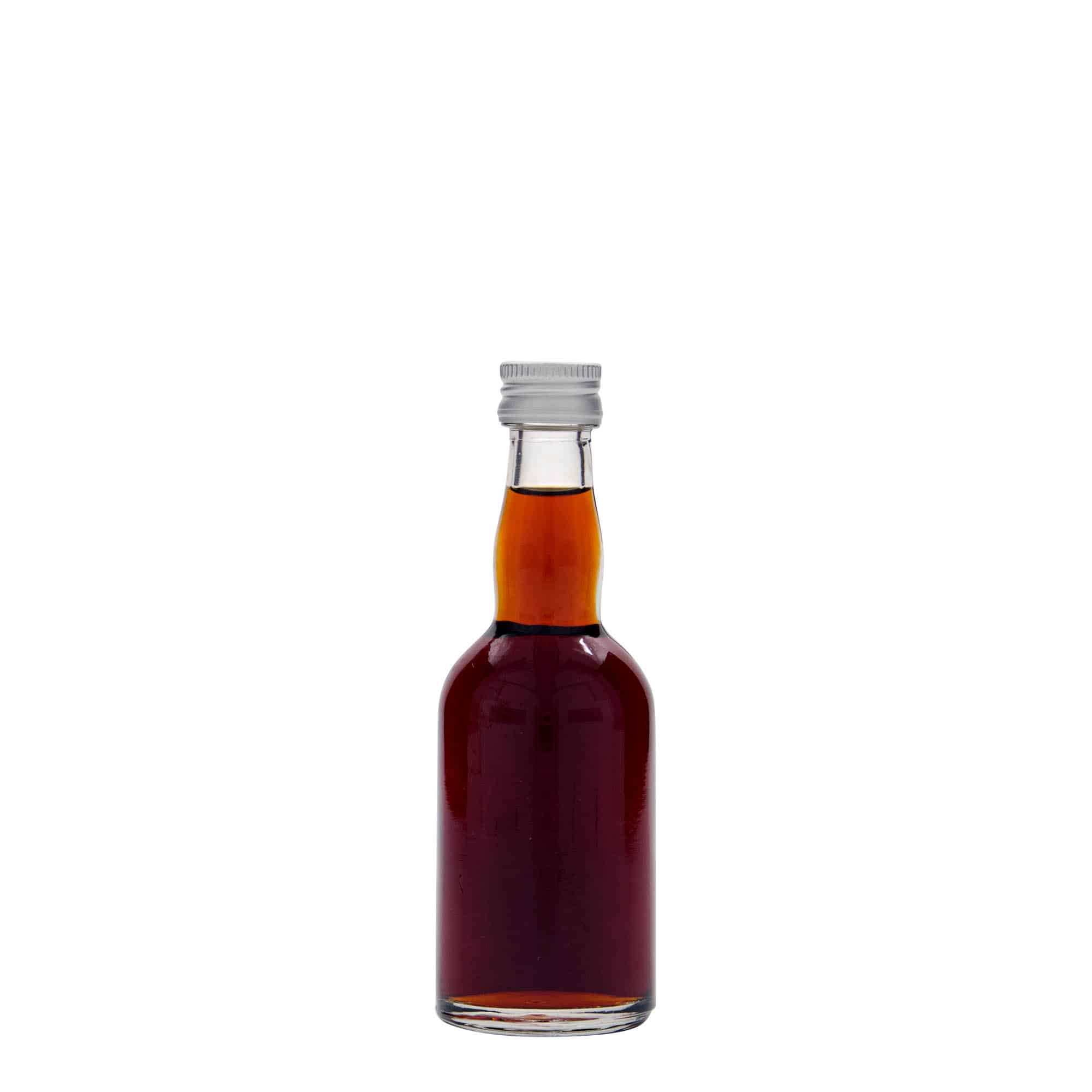 Botella de vidrio 'Proba' de 50 ml, boca: PP 18