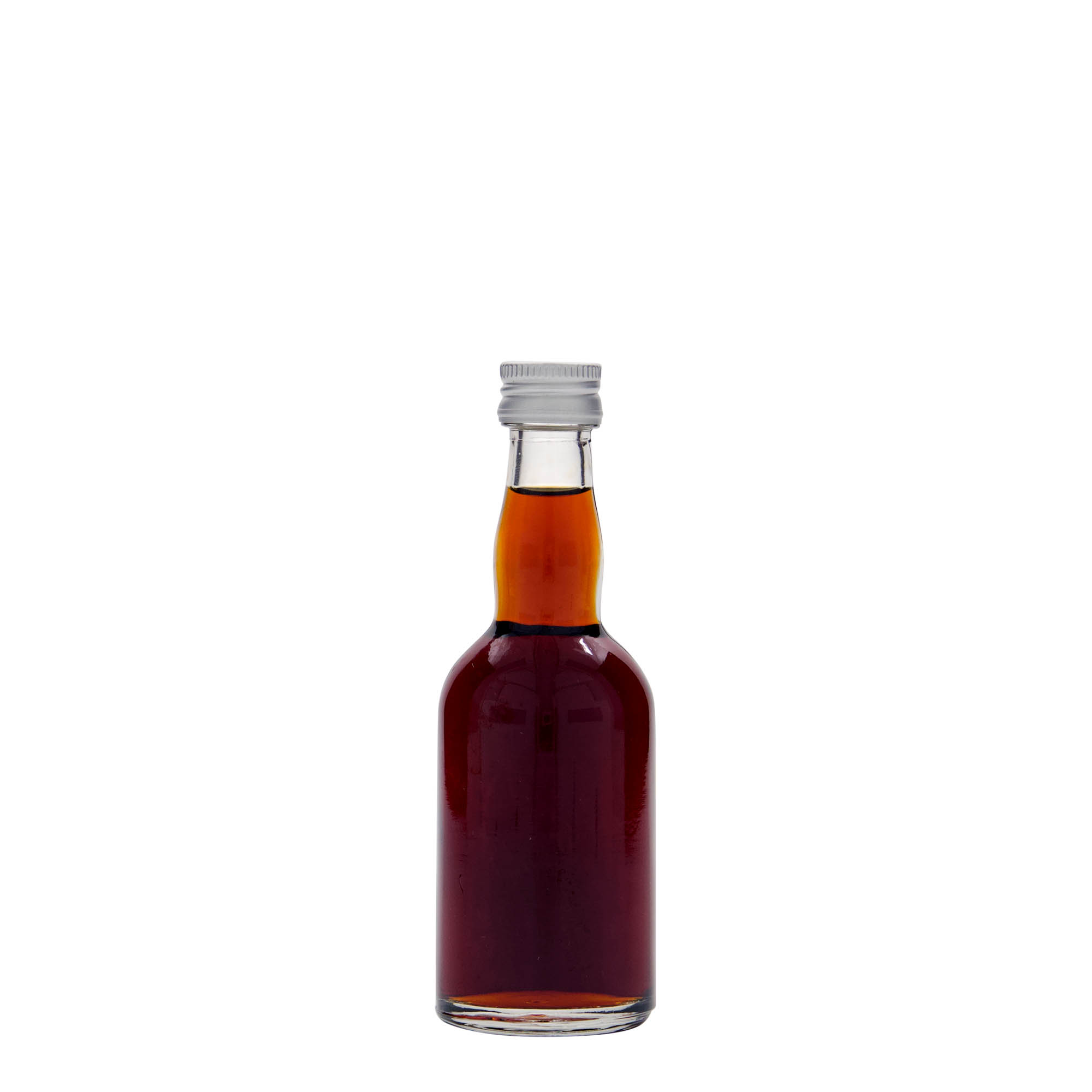 Botella de vidrio de 50 ml 'Proba', boca: PP 18 Botella de vidrio de 50 ml 'Proba', boca: PP 18