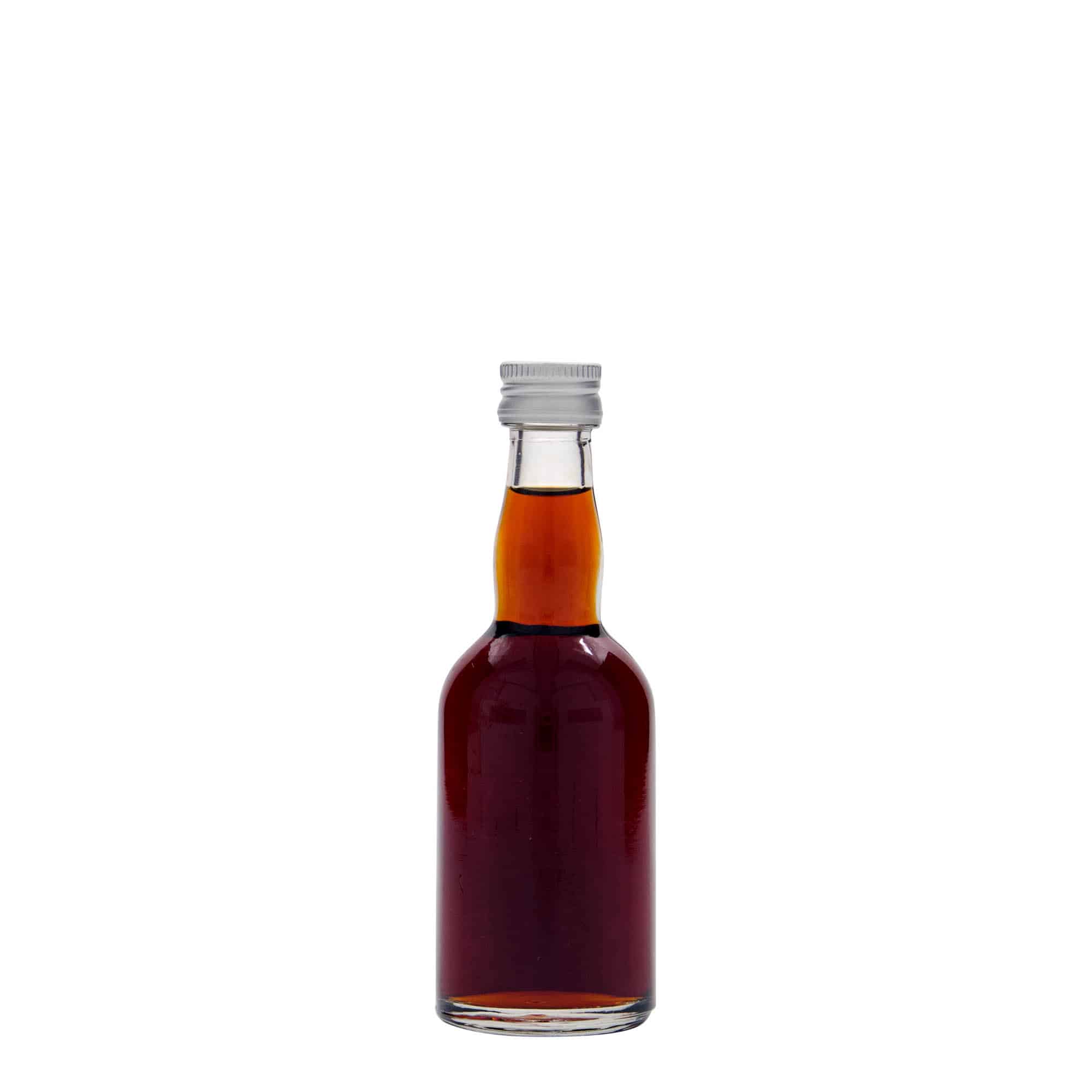 Botella de vidrio de 50 ml 'Proba', boca: PP 18