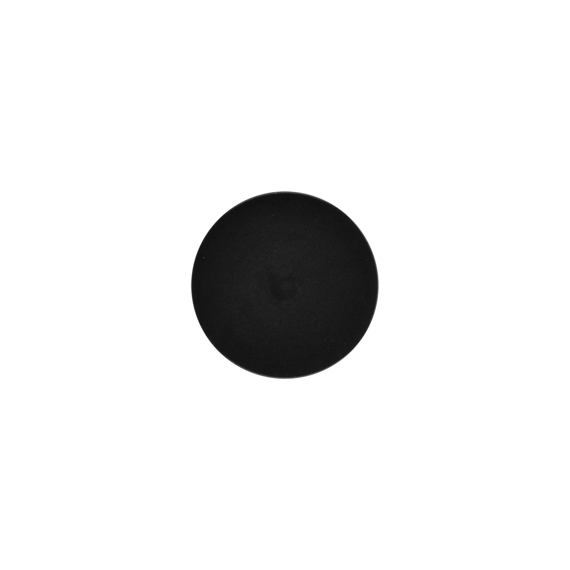 Tapón de rosca para 'Antonella' de 30 ml, plástico de PP, negro