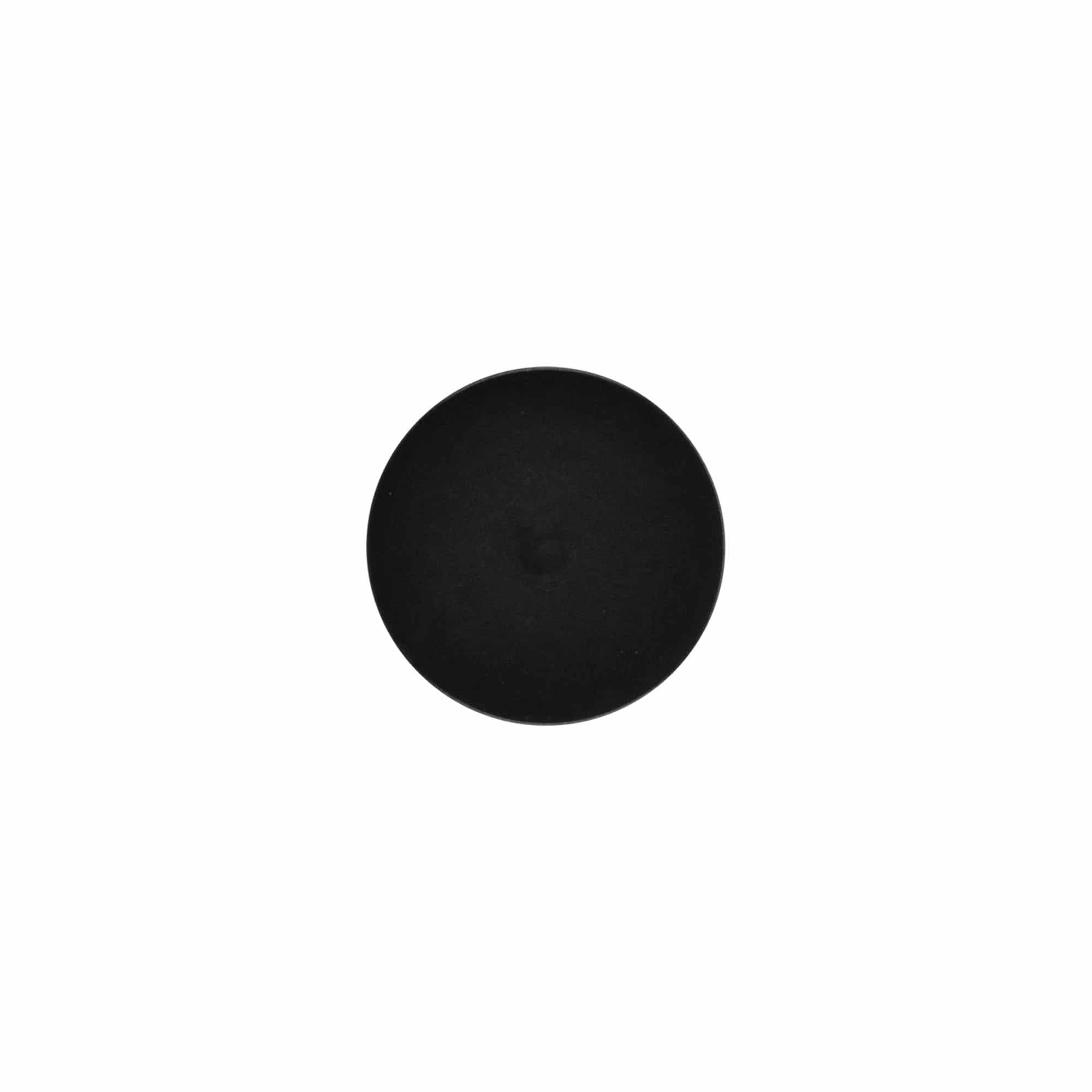 Tapa de rosca para 30 ml 'Antonella', plástico PP, negro