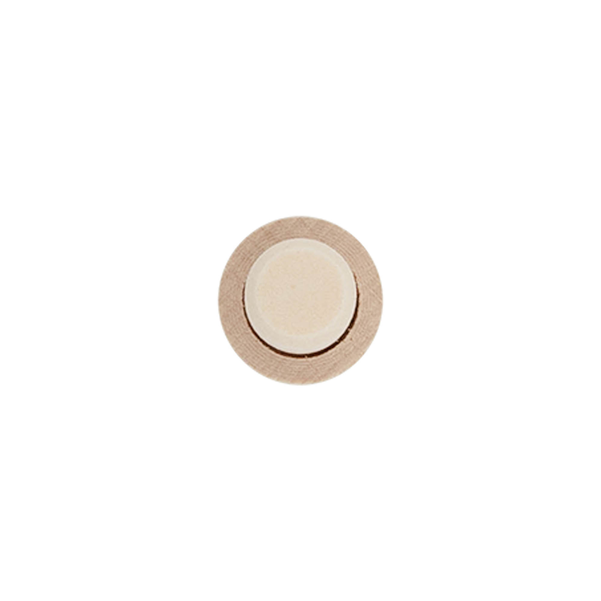 Tapones de corcho con asa de 14 mm, madera/plástico, para boca: corcho