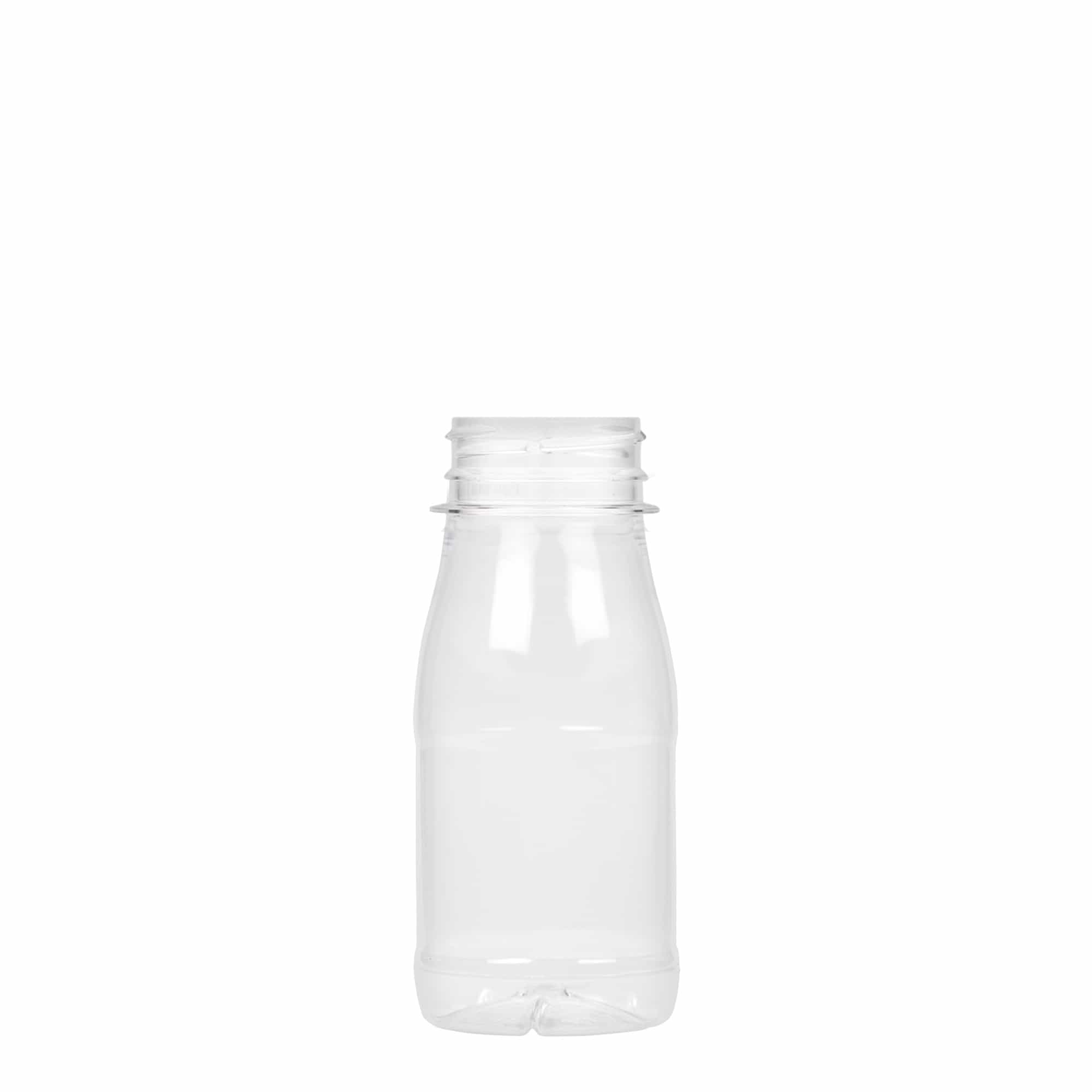 Botella PET de 150 ml «Milk and Juice», plástico, boca: 38 mm