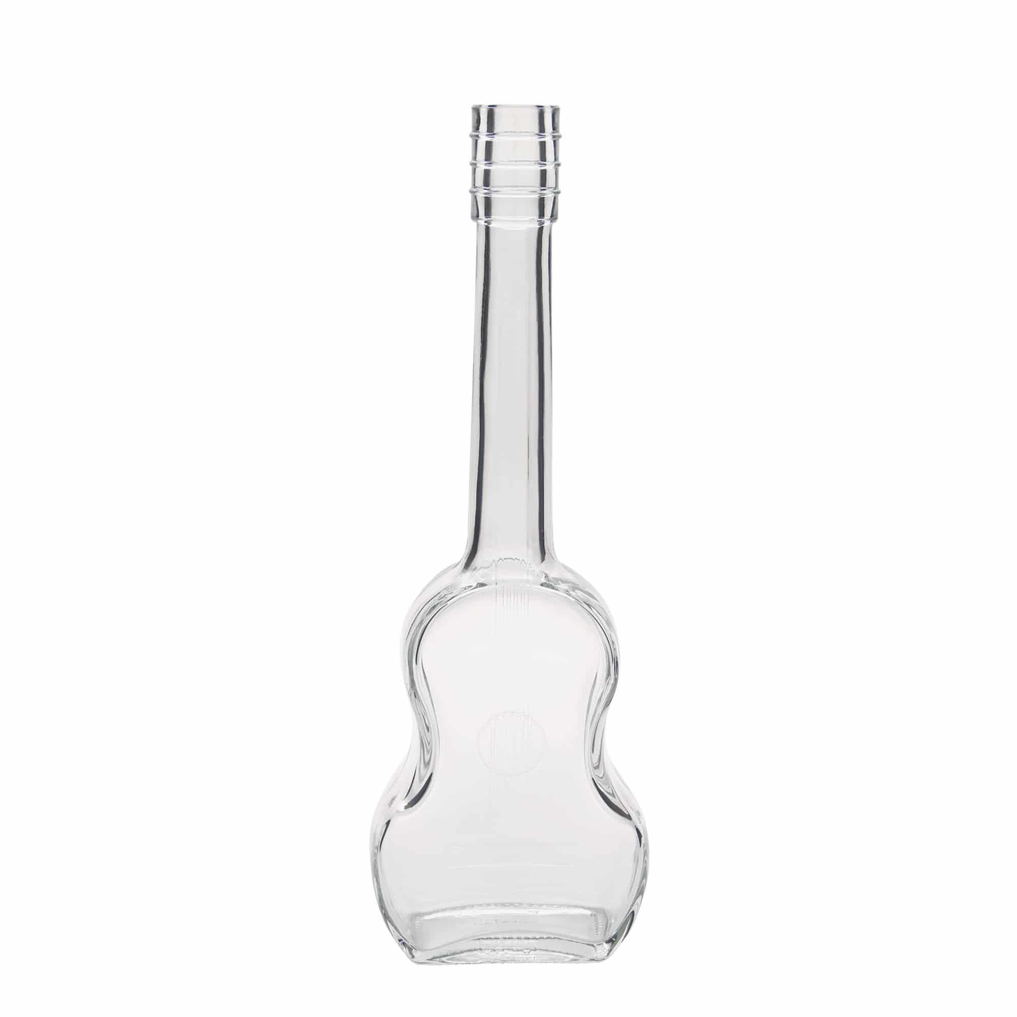 Botella de vidrio de 500 ml 'Guitarra', boca: corcho