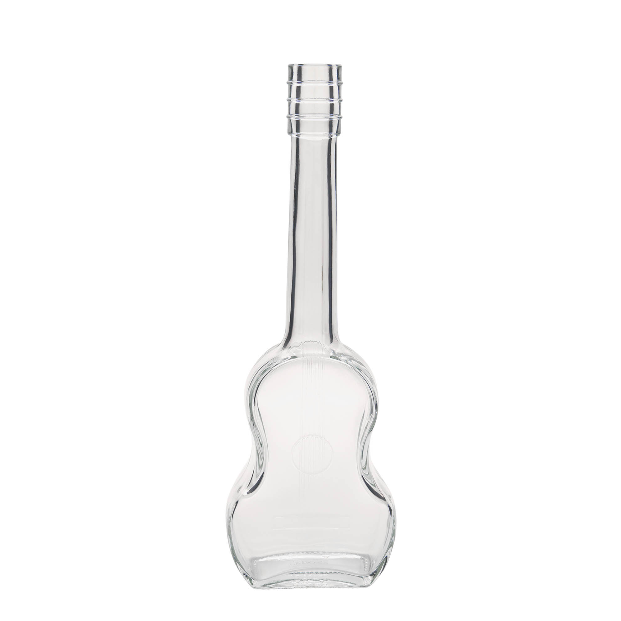 Botella de vidrio de 500 ml 'Guitarra', boca: corcho