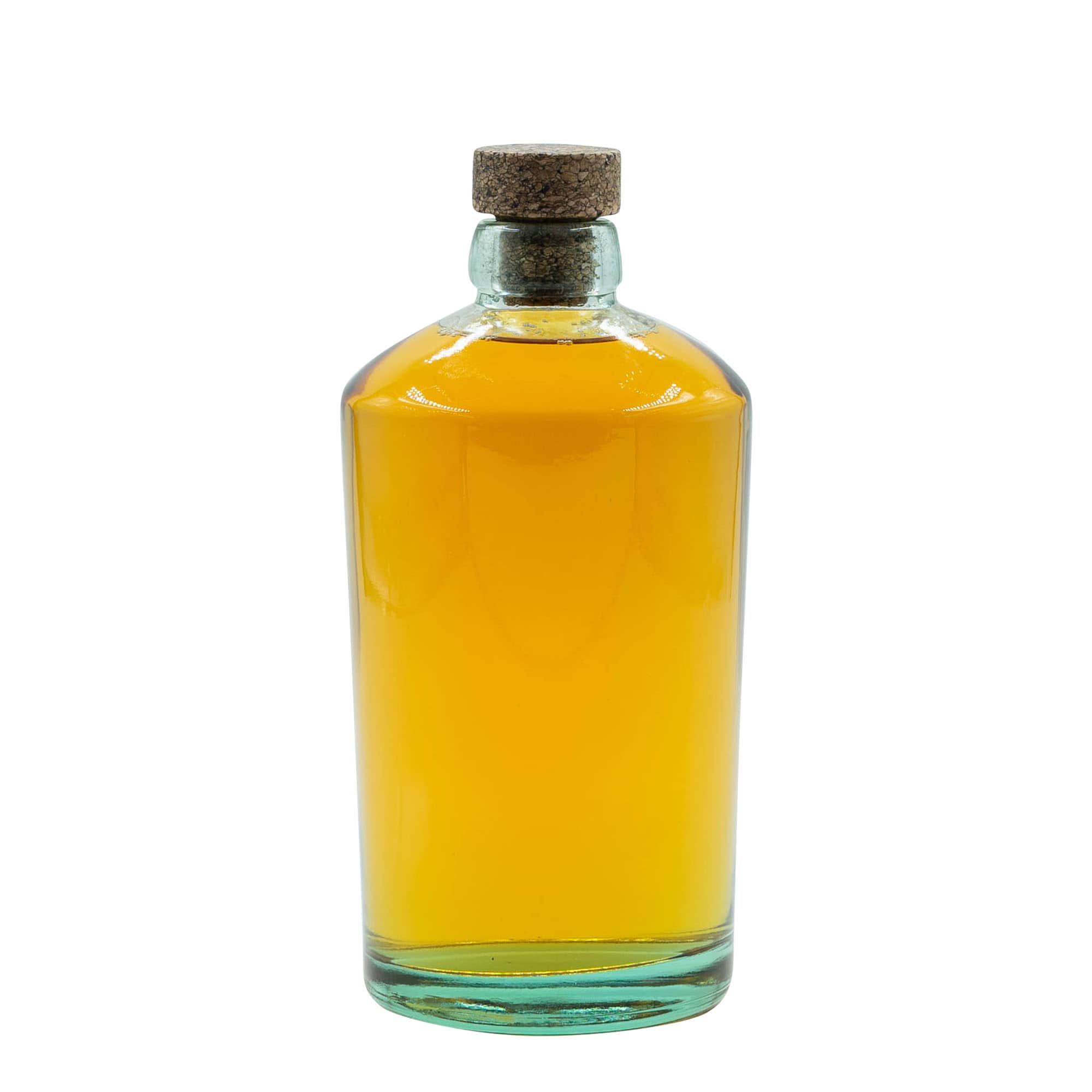 Botella de vidrio de 700 ml 'Barrel', boca: corcho