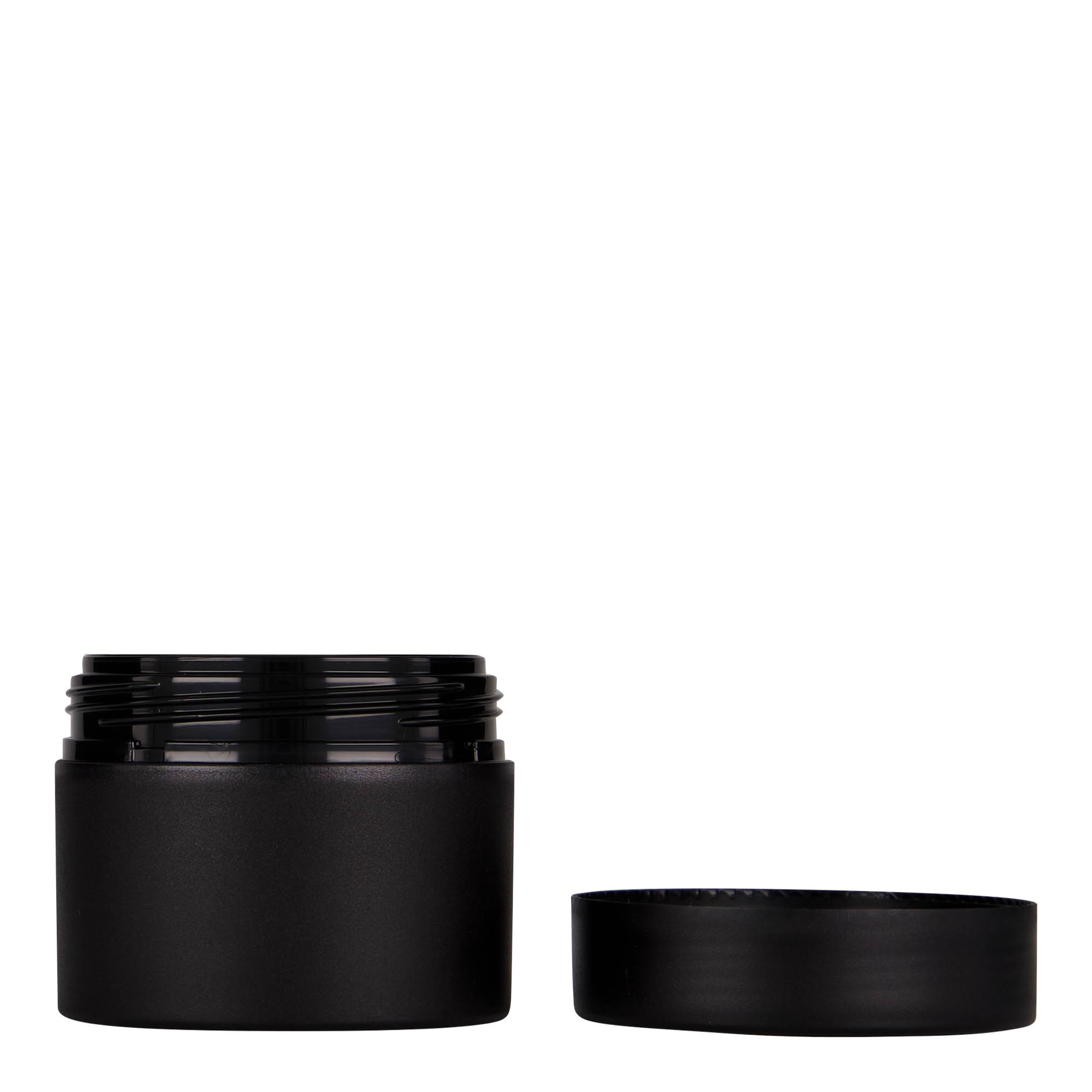 100 ml bote de plástico 'Antonella', PP, negro, abertura: cierre de rosca