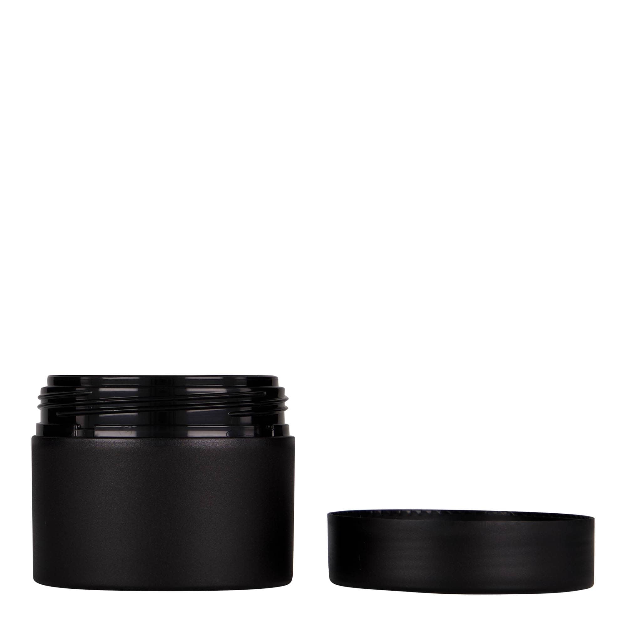 100 ml bote de plástico «Antonella», PP, negro, abertura: cierre de rosca