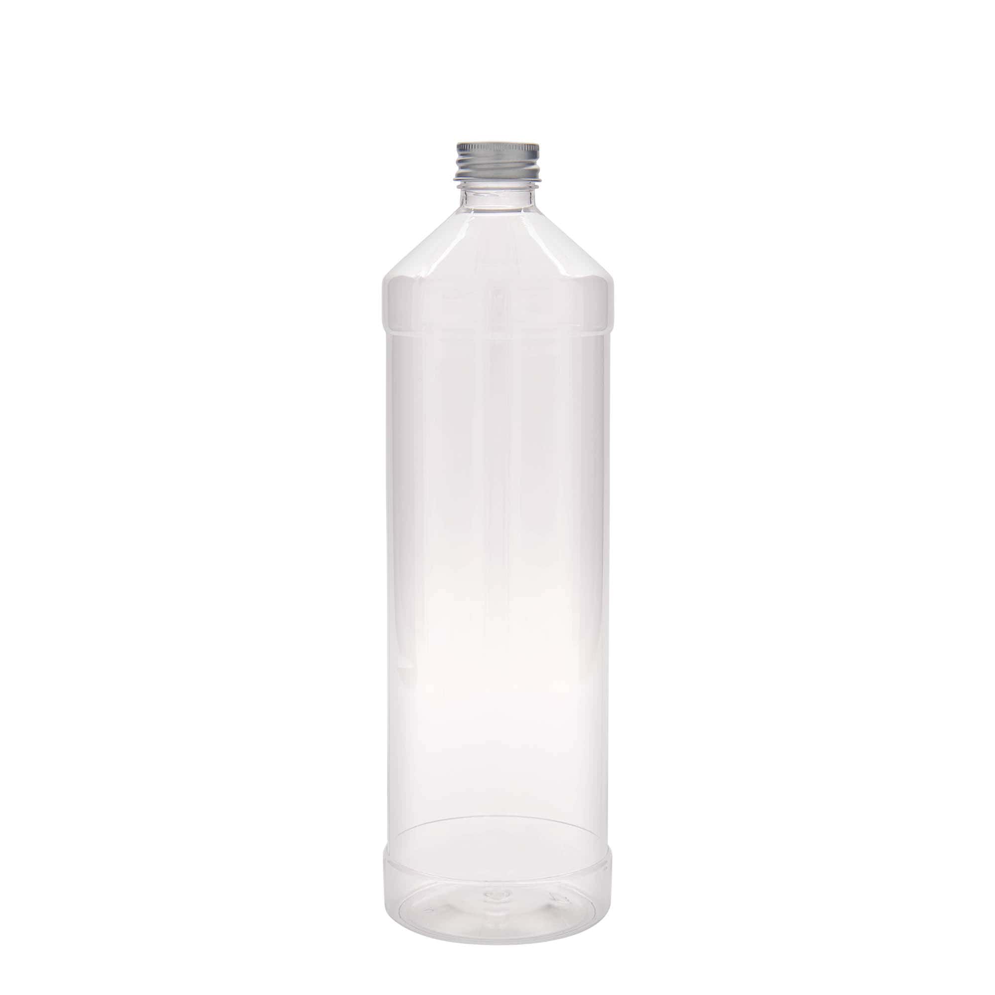 Botella de PET 'Everytime' de 1000 ml, plástico, boca: GPI 28/410