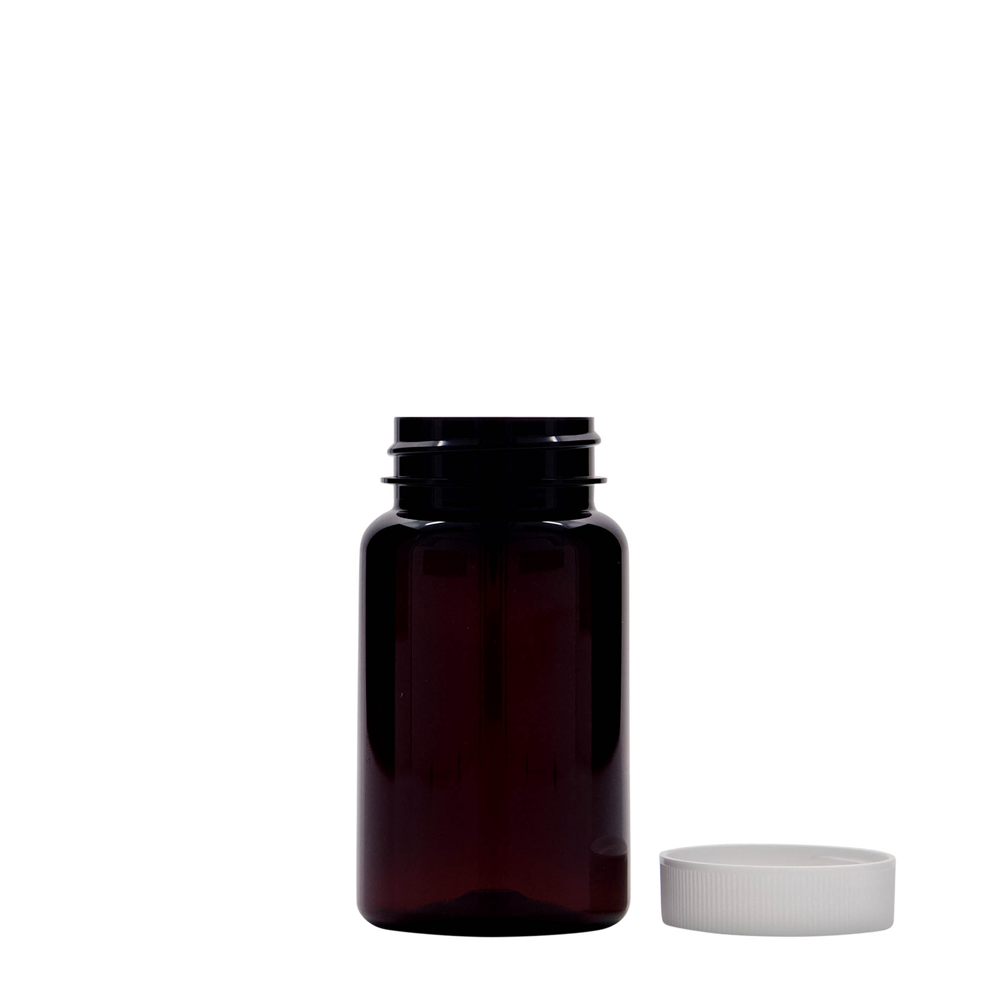 100 ml envase PET, plástico, marrón, boca: 38/400 100 ml envase PET, plástico, marrón, boca: 38/400