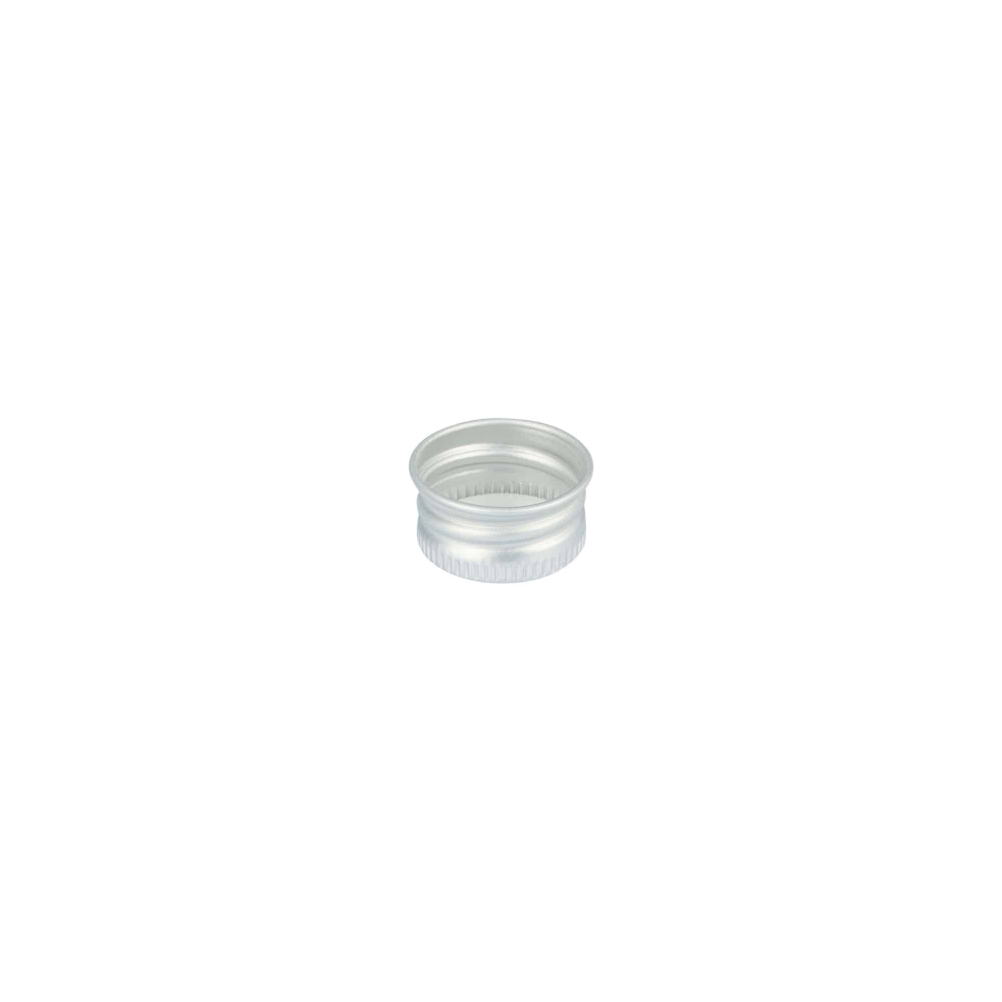 Tapón de rosca, metal, plateado, para boca: 20/410