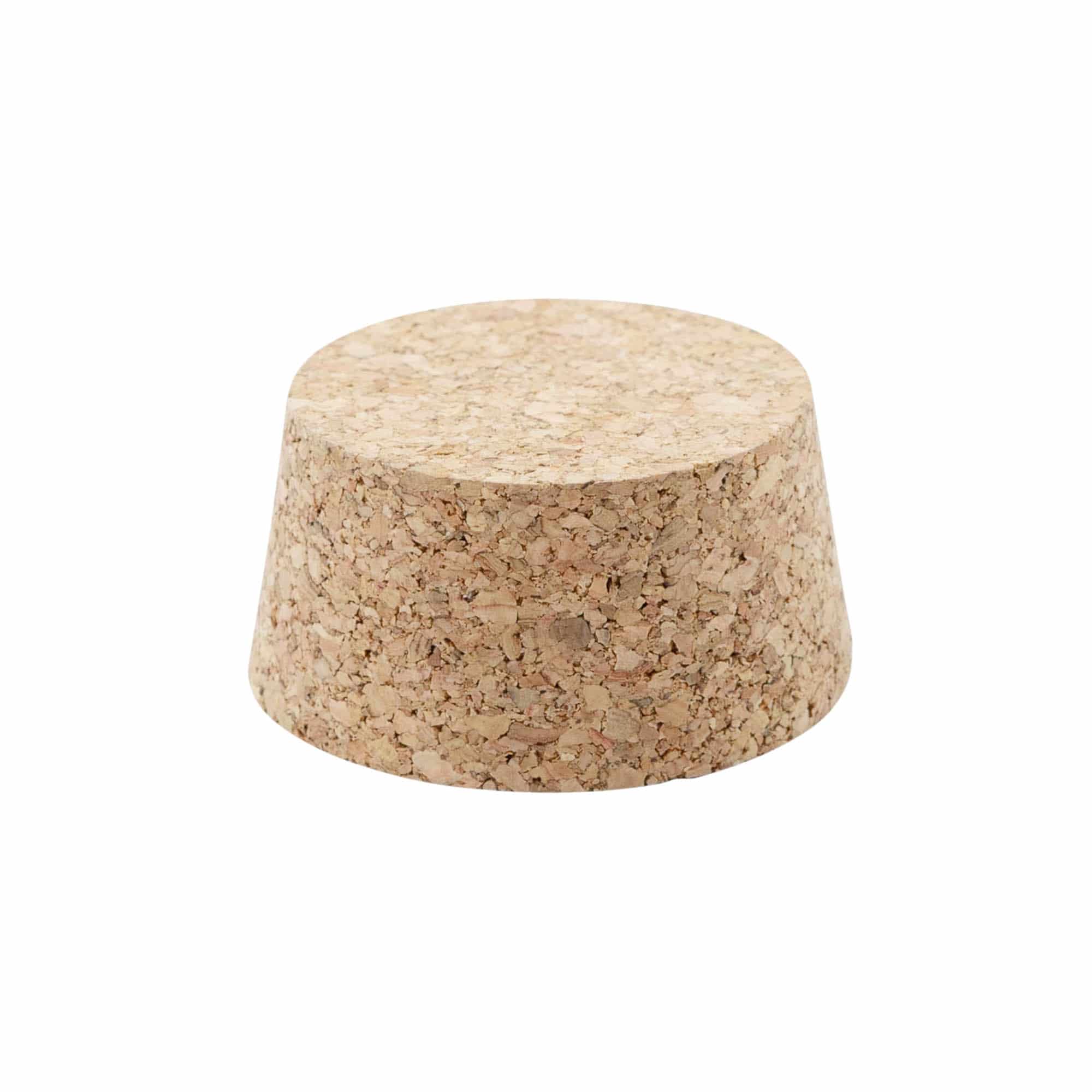 Tapón cónico 44-51 x 27, corcho prensado, beige, para boca: corcho