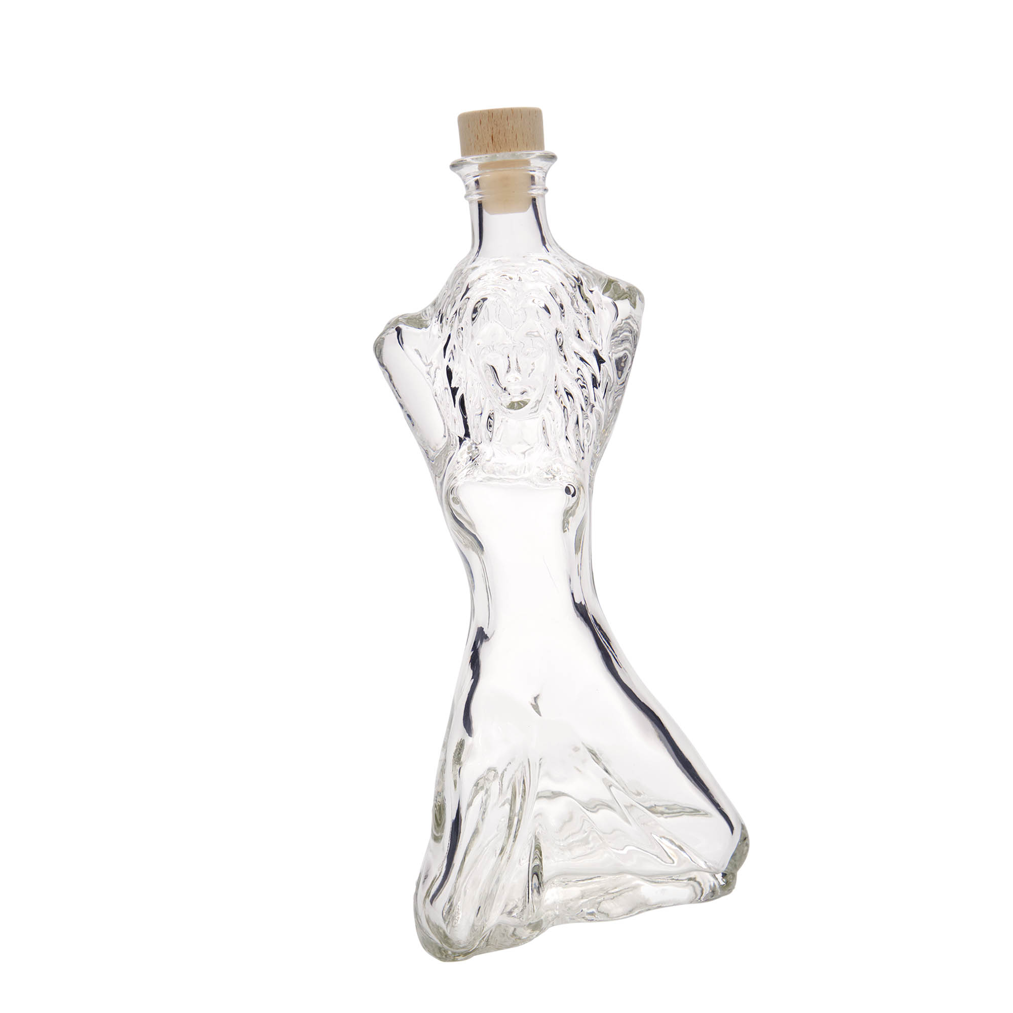 Botella de vidrio de 350 ml 'Lexy', boca: corcho