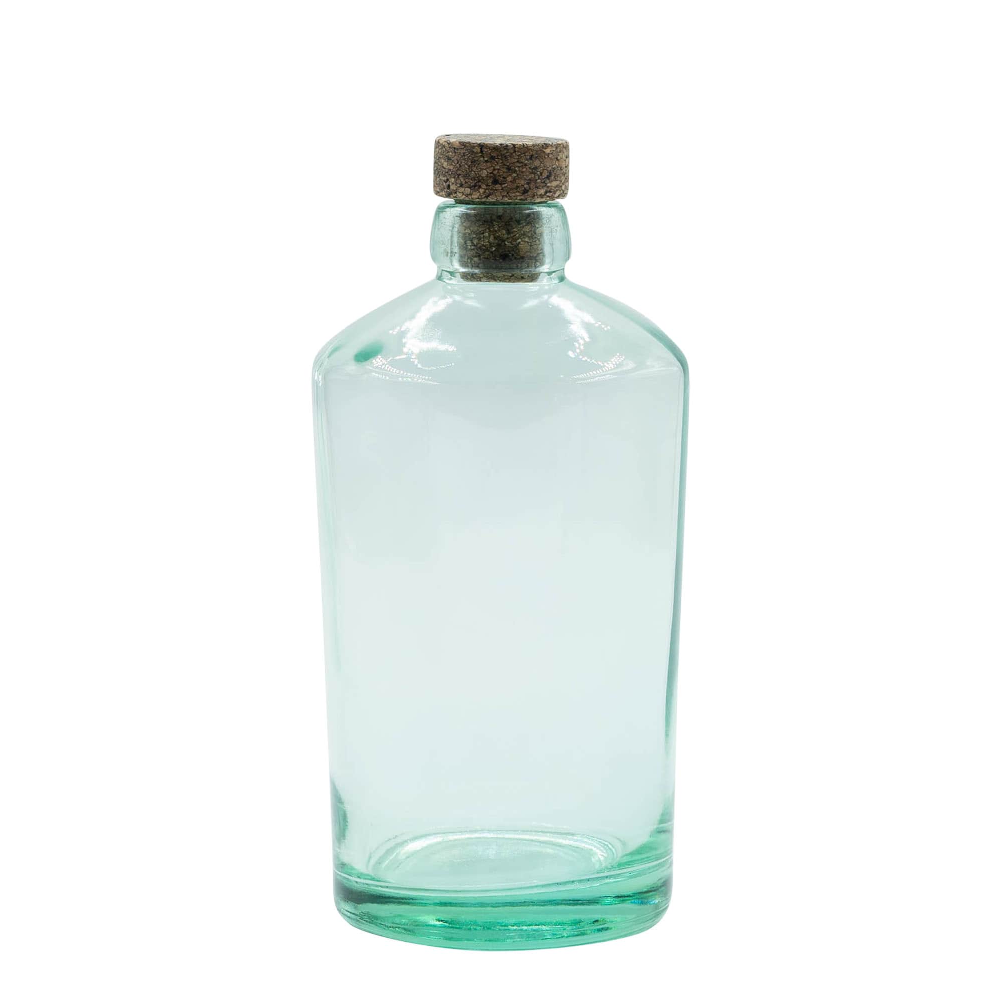 Botella de vidrio de 700 ml 'Barrel', boca: corcho