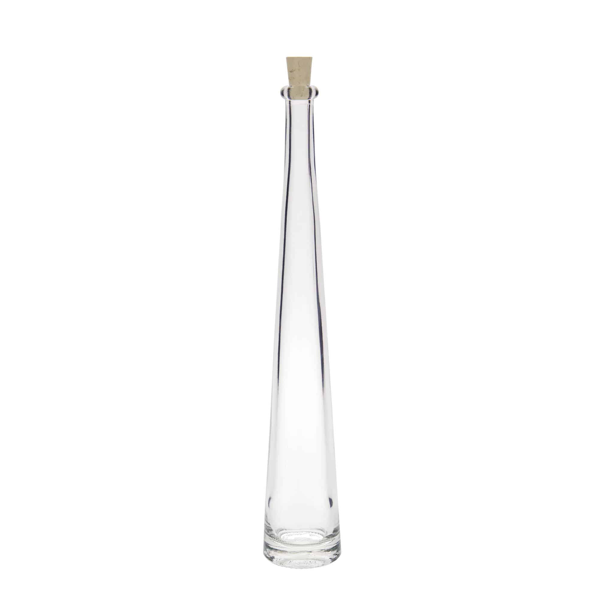 Botella de cristal de 100 ml «Dama Rondo», boca: corcho