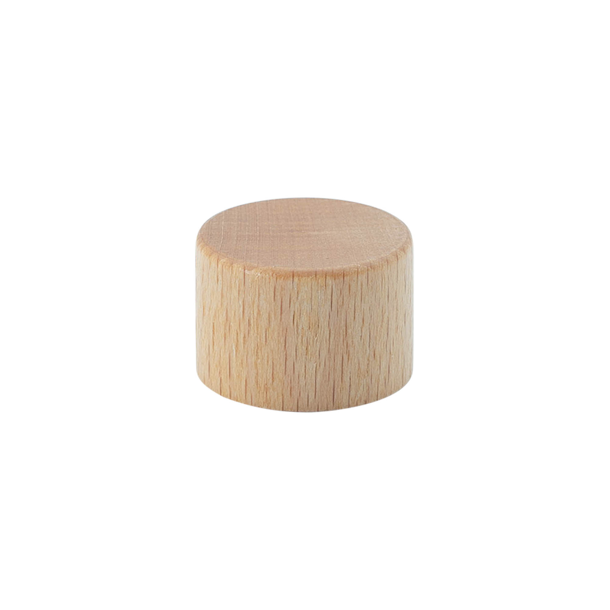 Tapa roscada, metal-madera, color madera, para boca: PP 28