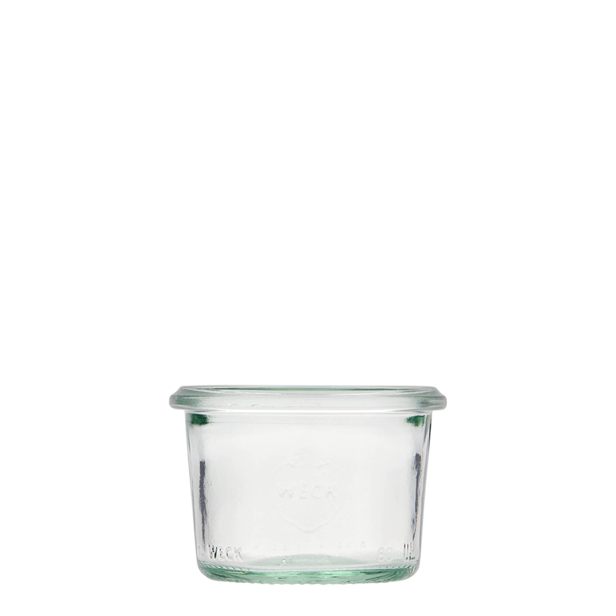 80 ml tarro WECK con boca: borde redondo