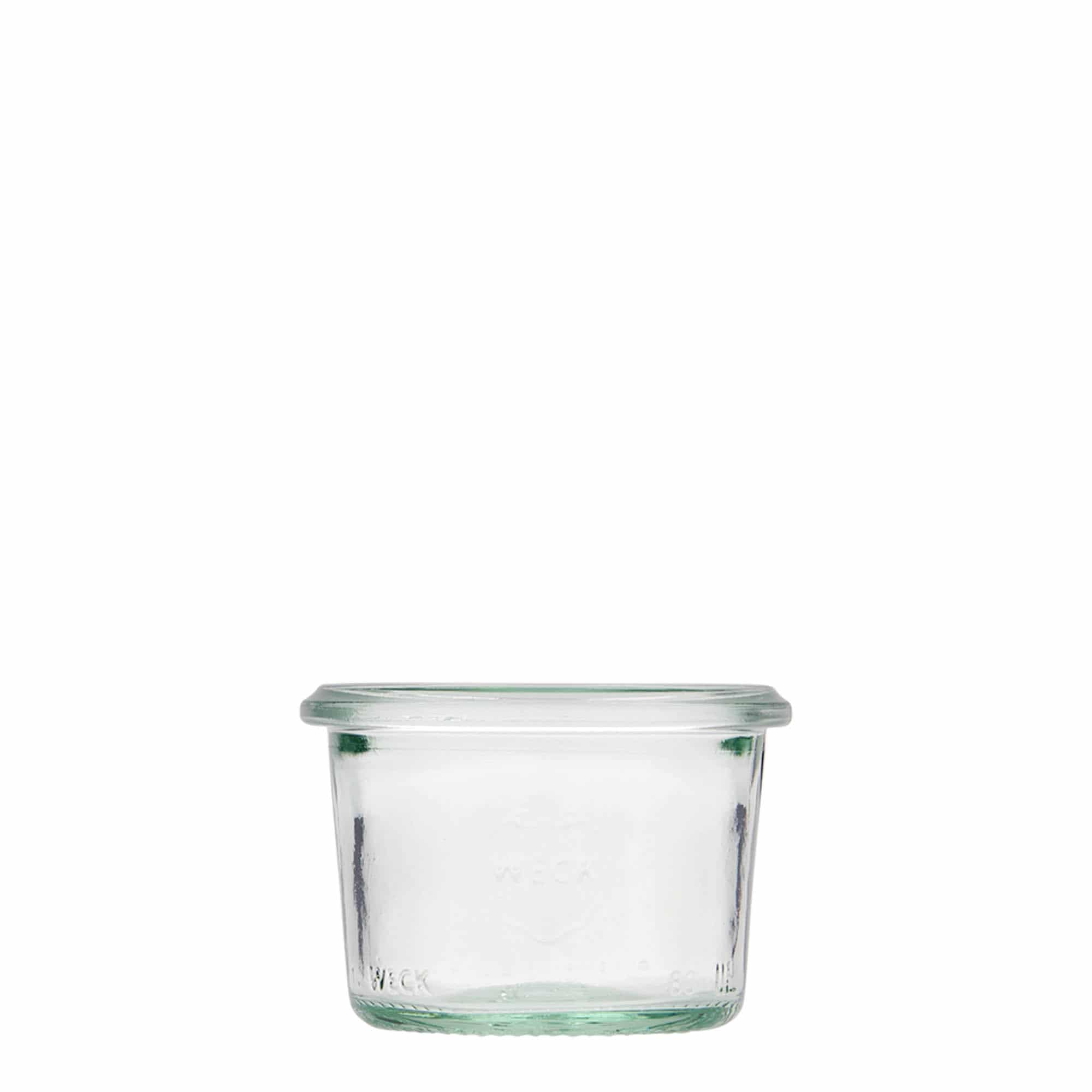 80 ml tarro WECK con boca: borde redondo