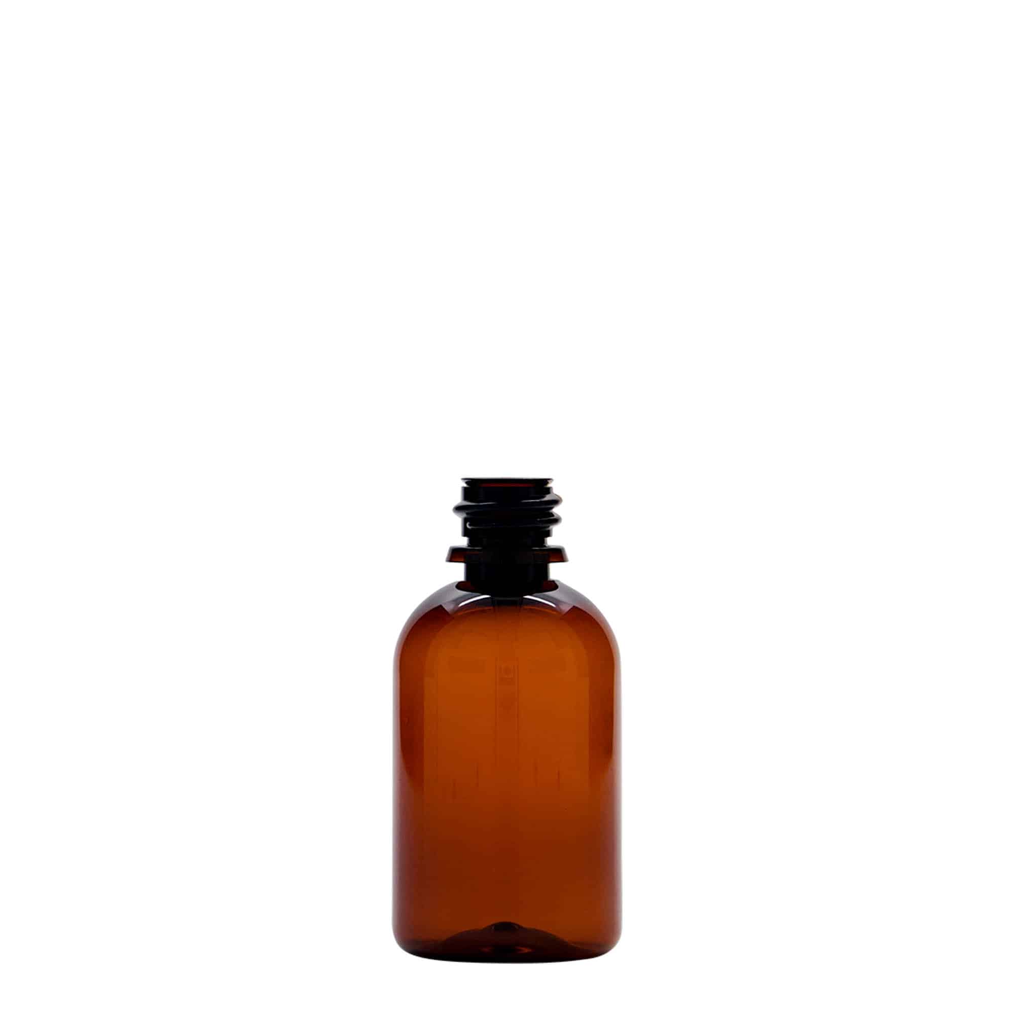 Frasco de medicamentos de PET 'Easy Living' de 50 ml, marrón, plástico, boca: DIN 18 Frasco de medicamentos de PET 'Easy Living' de 50 ml, marrón, plástico, boca: DIN 18