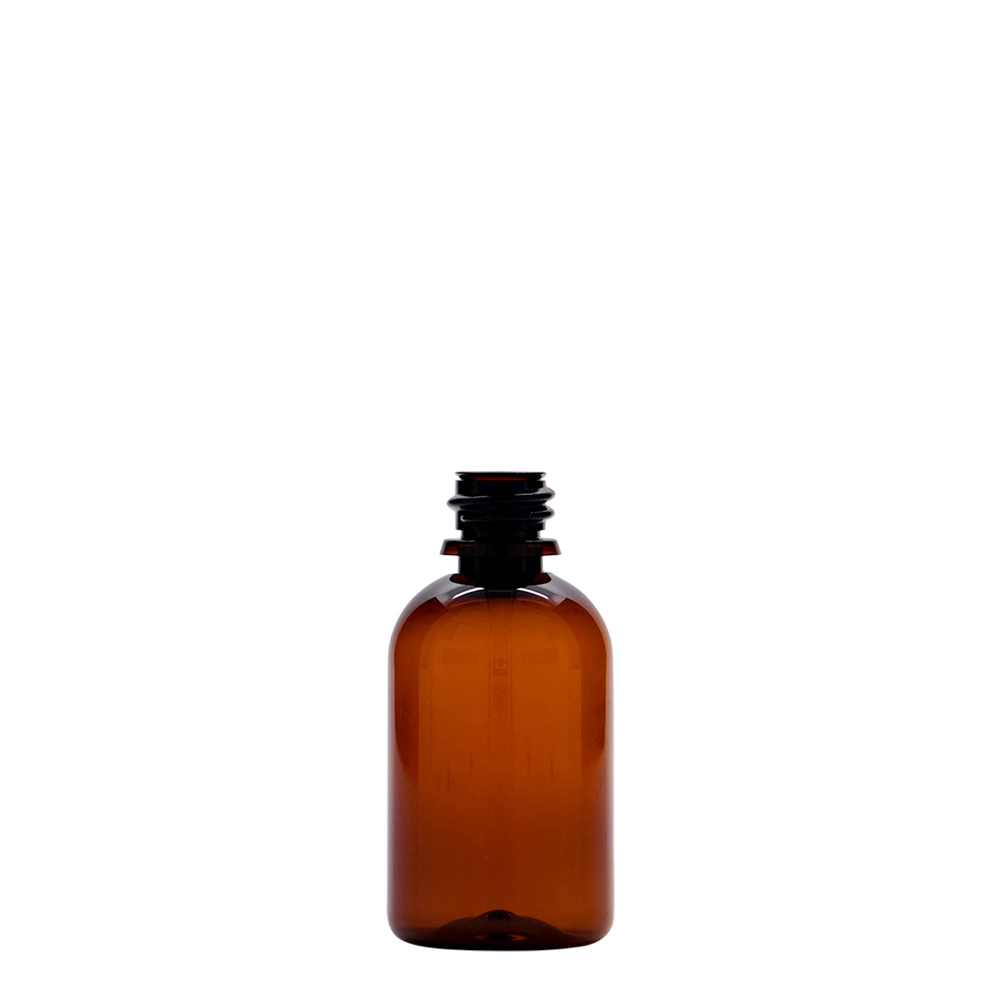 Botella médica PET de 50 ml 'Easy Living', marrón, plástico, boca: DIN 18 Botella médica PET de 50 ml 'Easy Living', marrón, plástico, boca: DIN 18