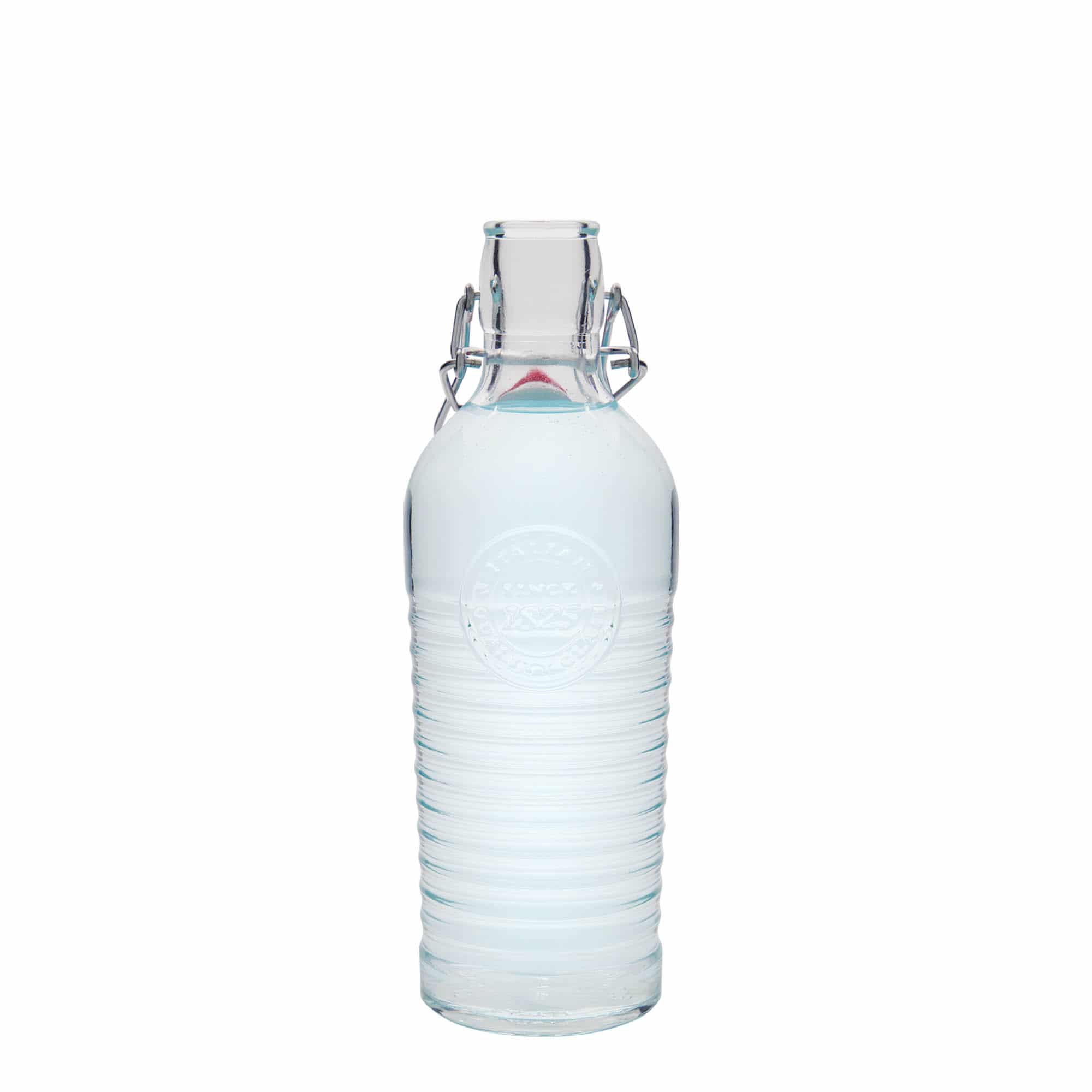 Botella de vidrio 'Officina 1825' de 750 ml, boca: tapón mecánico