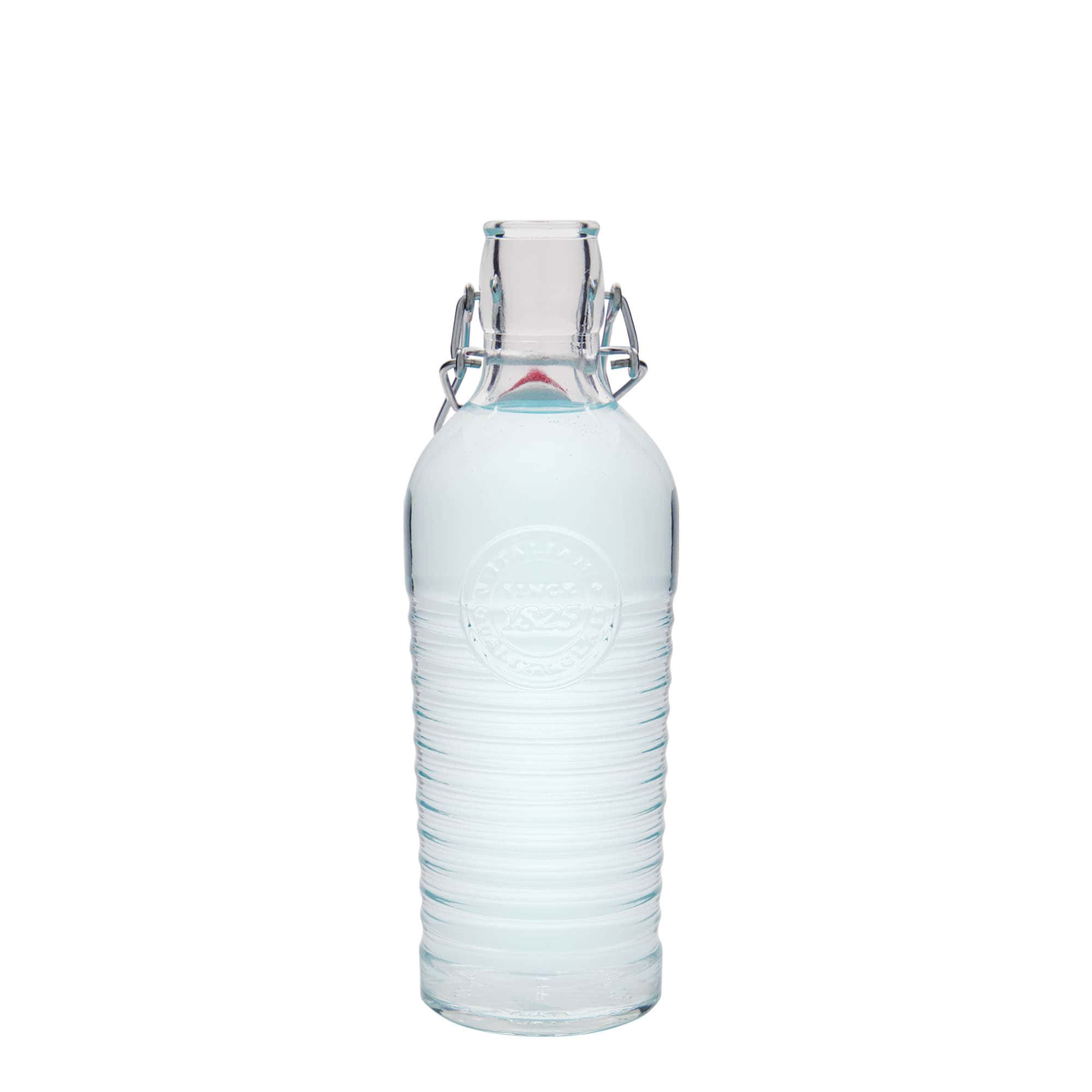 Botella de vidrio de 750 ml «Officina 1825», boca: cierre de palanca
