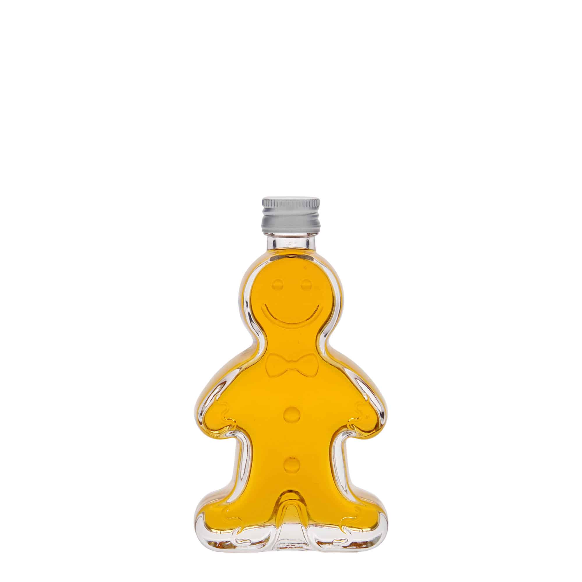 Botella de vidrio 'Casa de jengibre' de 50 ml, boca: PP 18