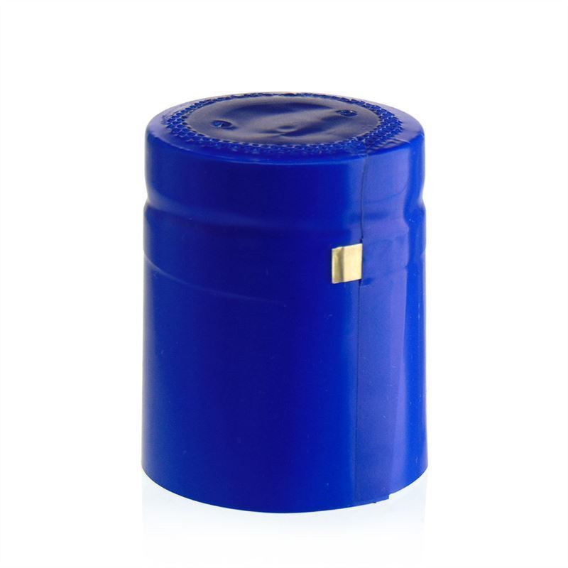 Cápsula termoencogible 32x41, plástico de PVC, azul