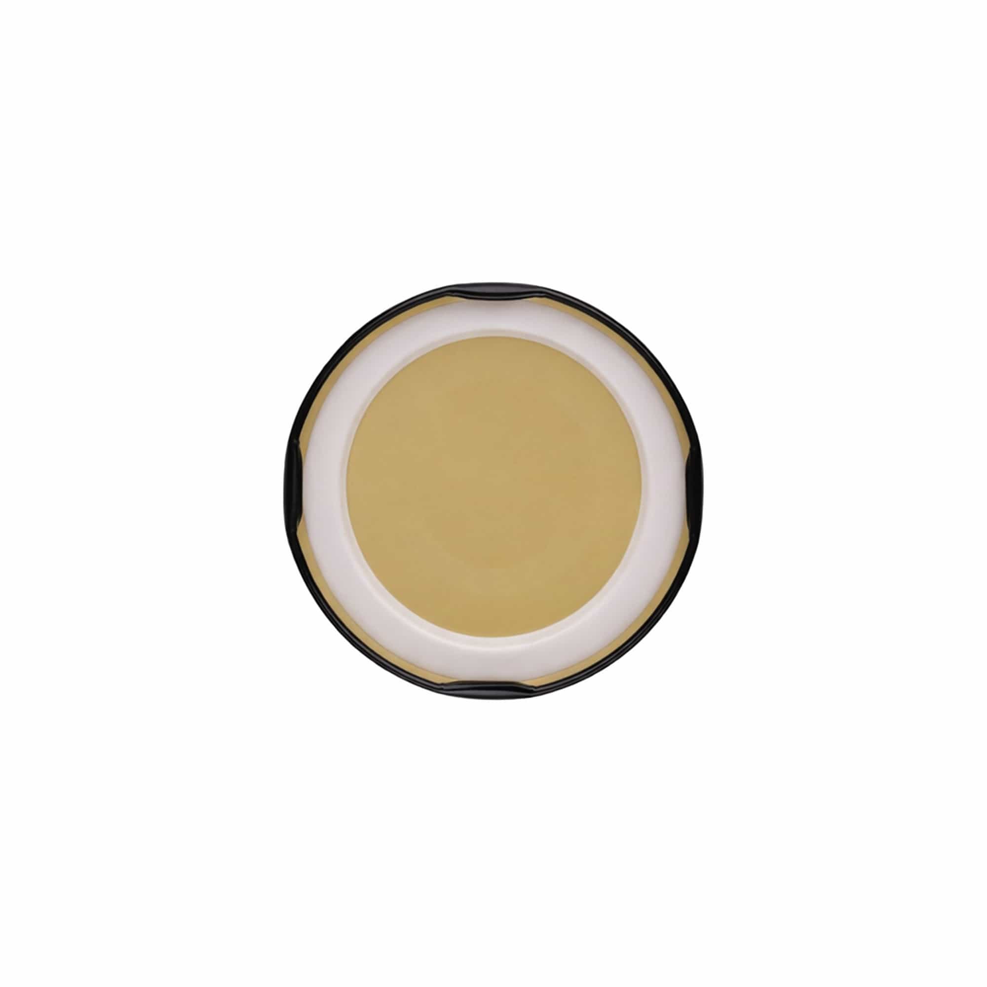 Tapa Twist-off, hojalata, esterilizable, negras, para boca: TO 66