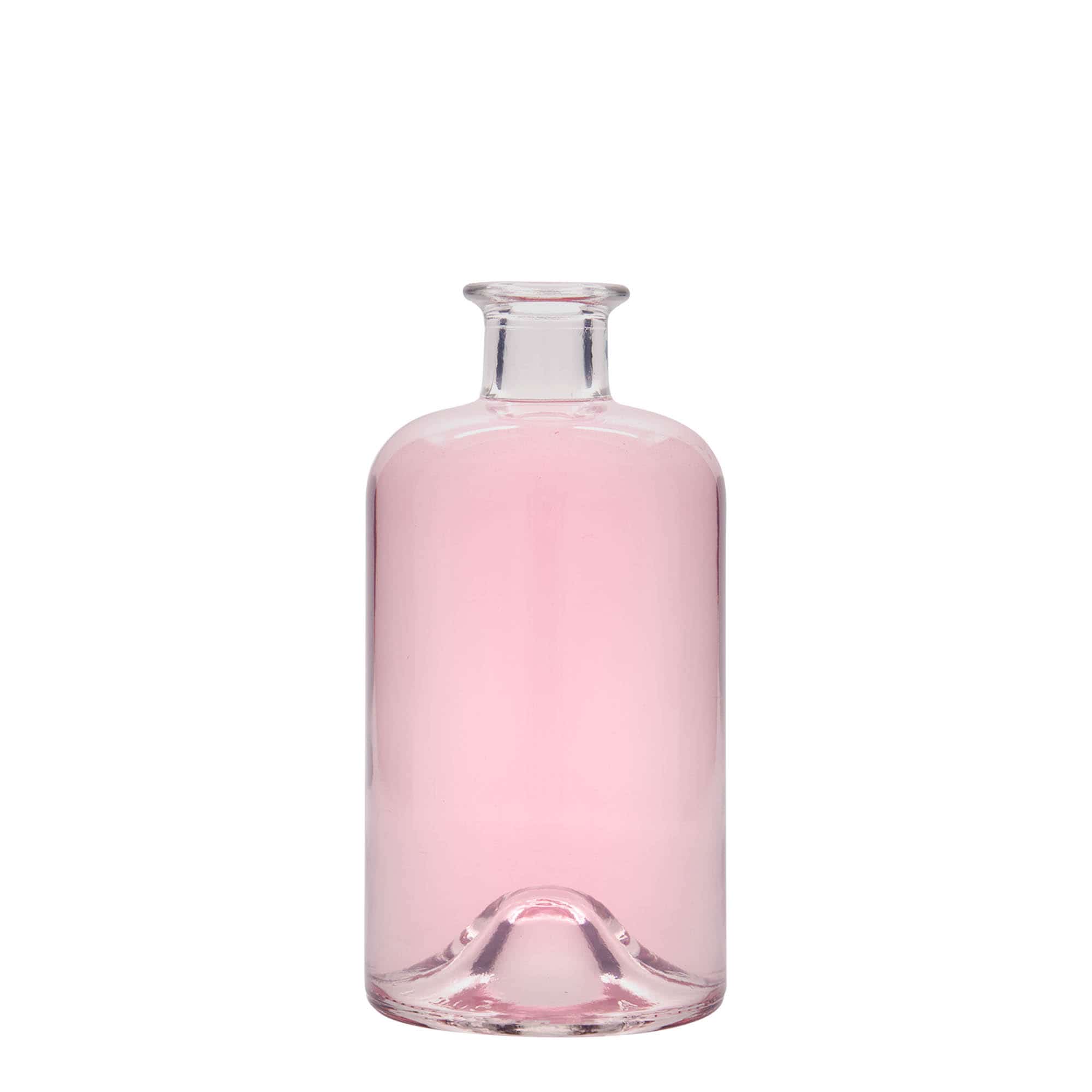 Botella de vidrio de farmacia 'Doktor' de 500 ml, boca: corcho