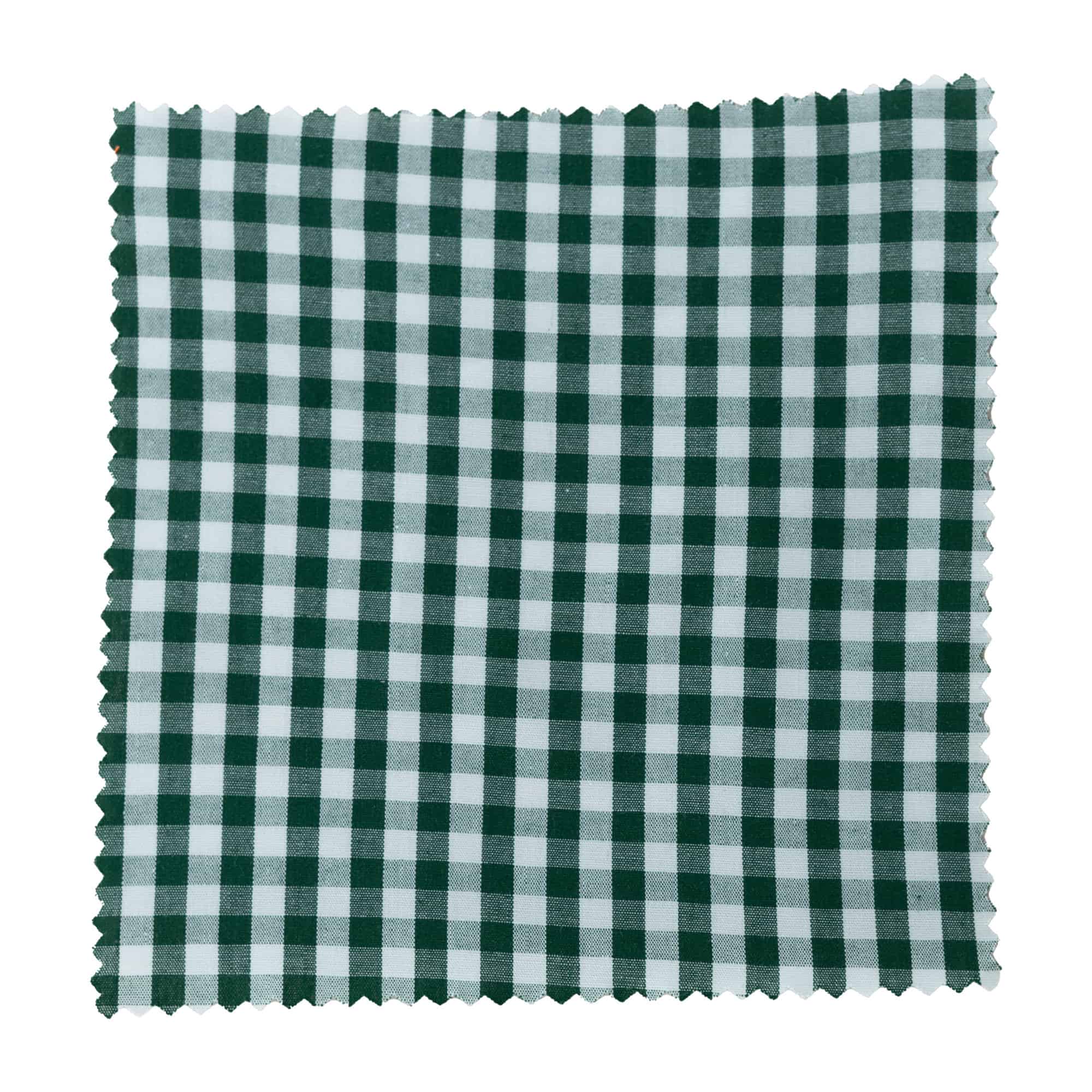 Mantelito de tela a cuadros 15x15, cuadrado, textil, verde oscuro, boca: TO58-TO82