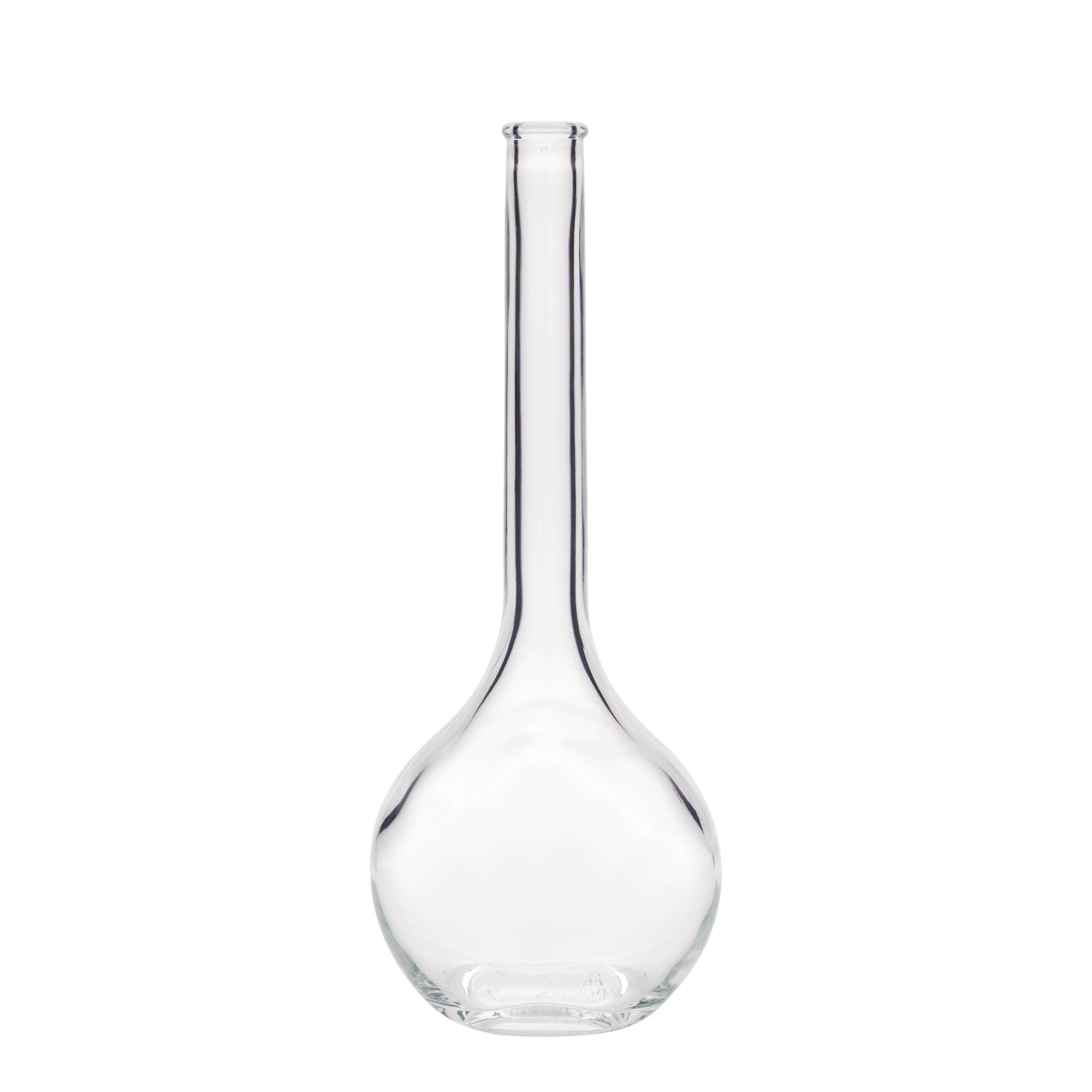 Botella de vidrio de 500 ml 'Contessa', ovalada, boca: corcho Botella de vidrio de 500 ml 'Contessa', ovalada, boca: corcho